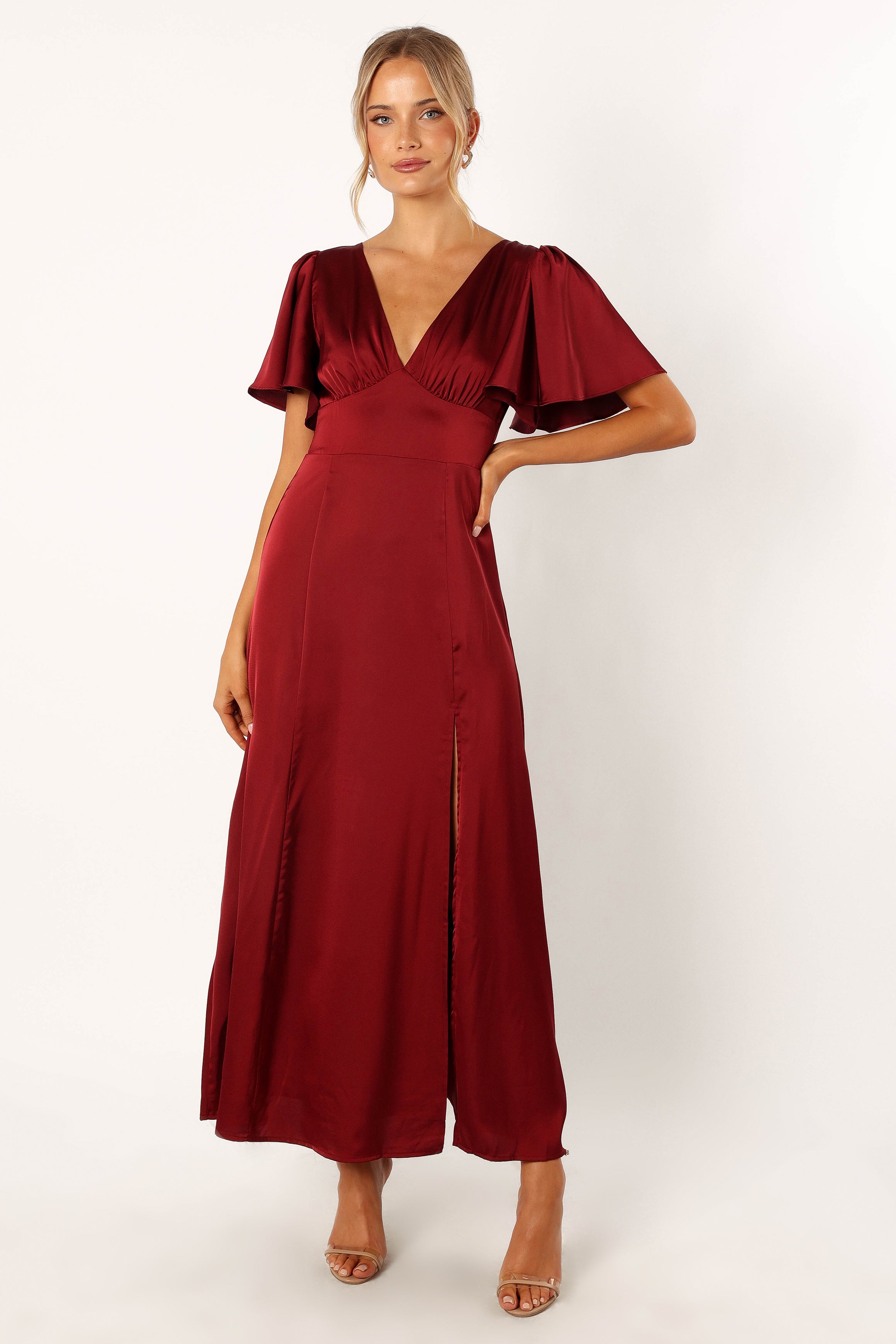 DRESSES @Casper Maxi Dress - Wine
