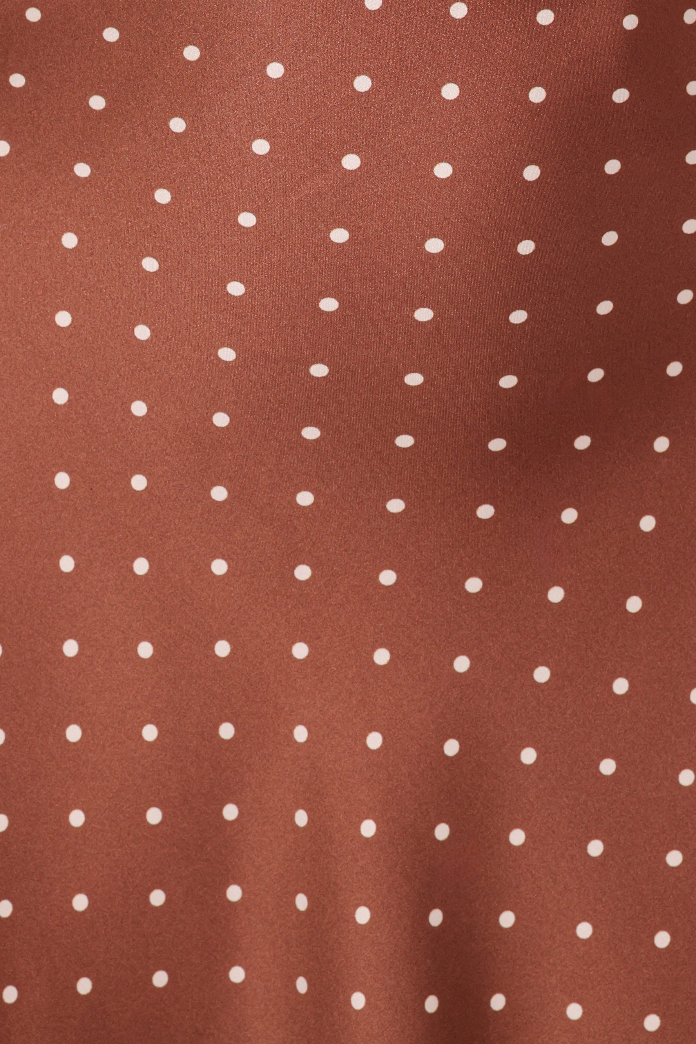 DRESSES Cassinda Mini Dress - Brown Polka Dot
