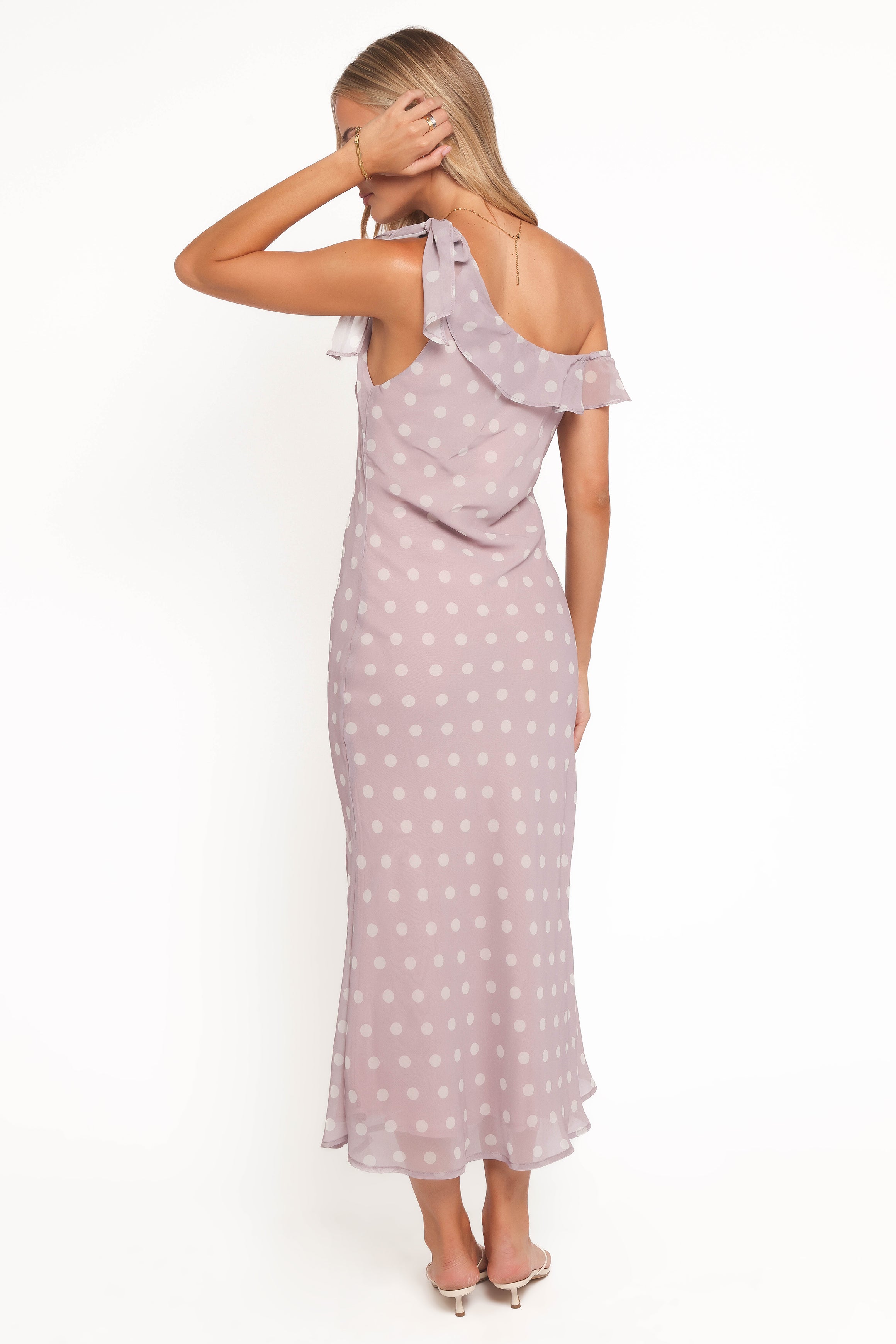DRESSES Celestine Maxi Dress - Lavender Polka Dot