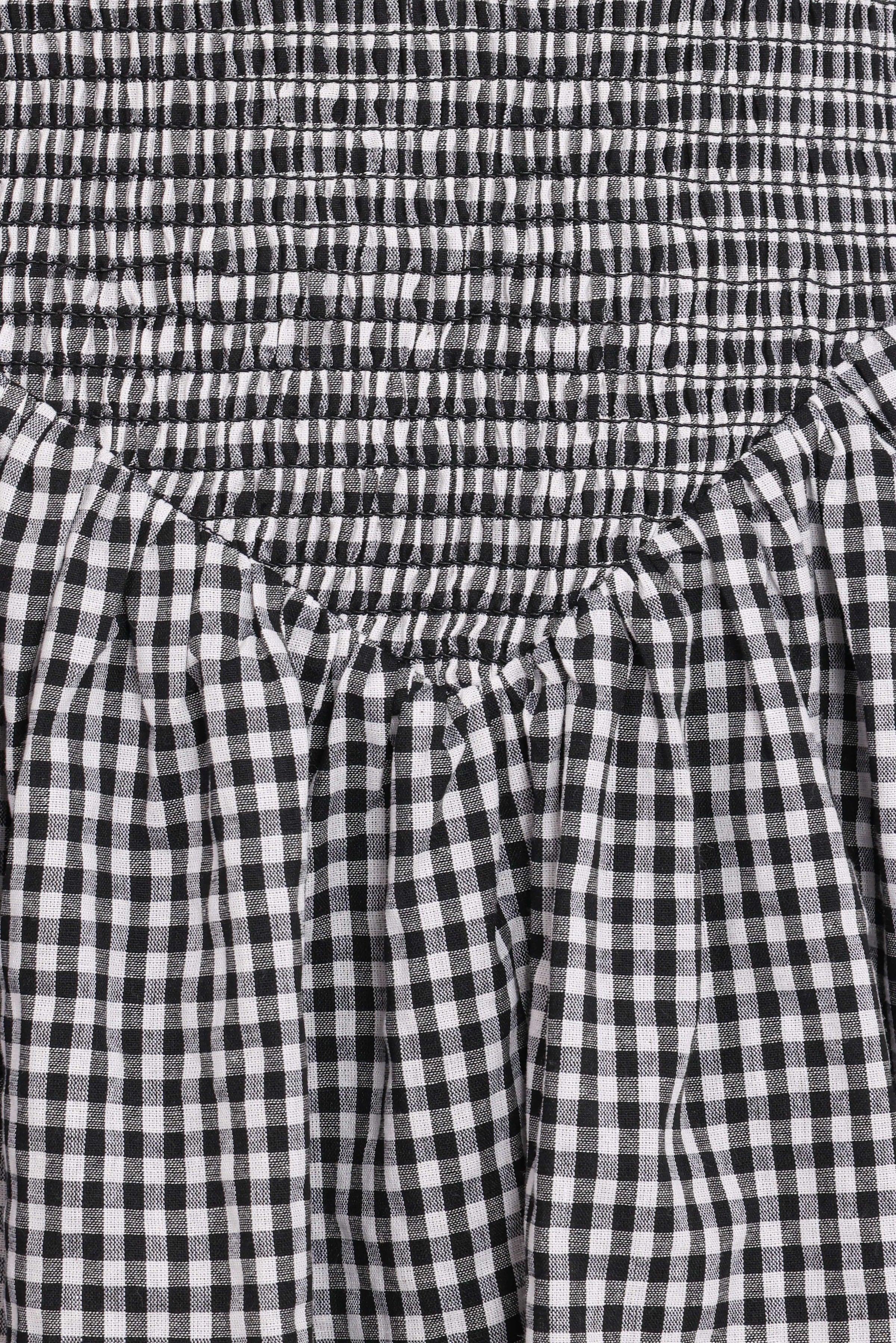 DRESSES Celine Mini Dress - Black Gingham