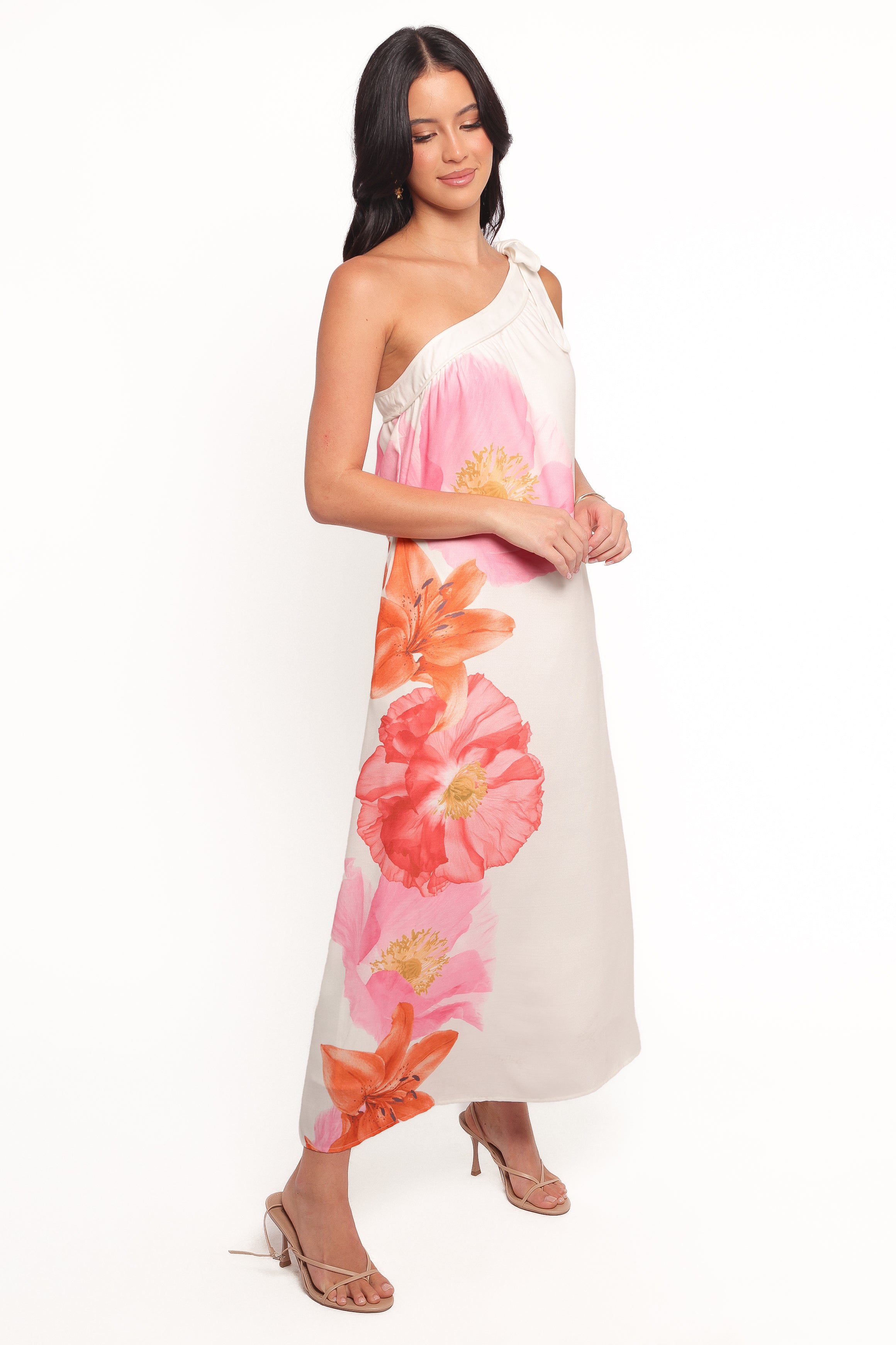 DRESSES Charlize Maxi Dress - White Pink