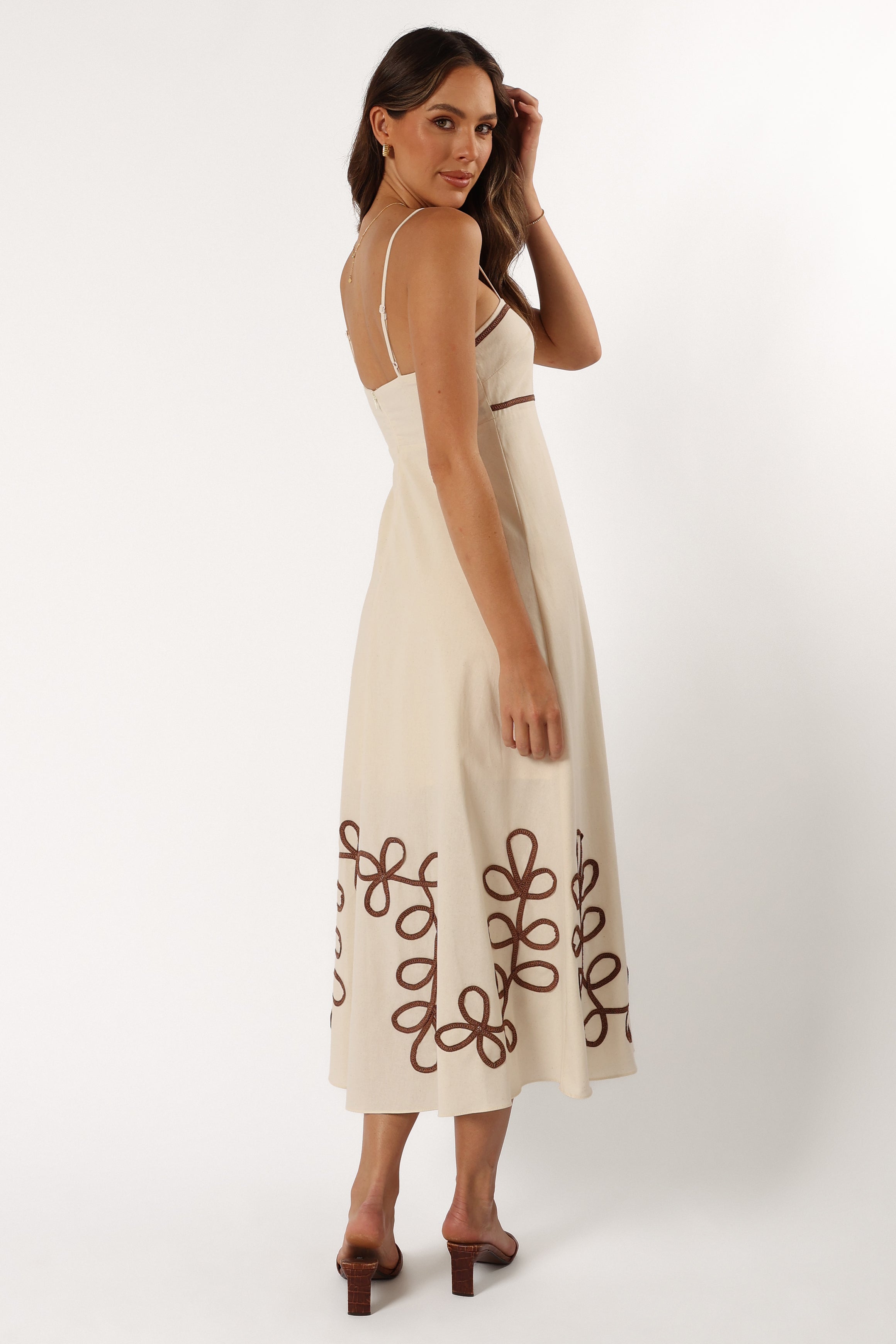 DRESSES @Charlotte Maxi Dress - Beige