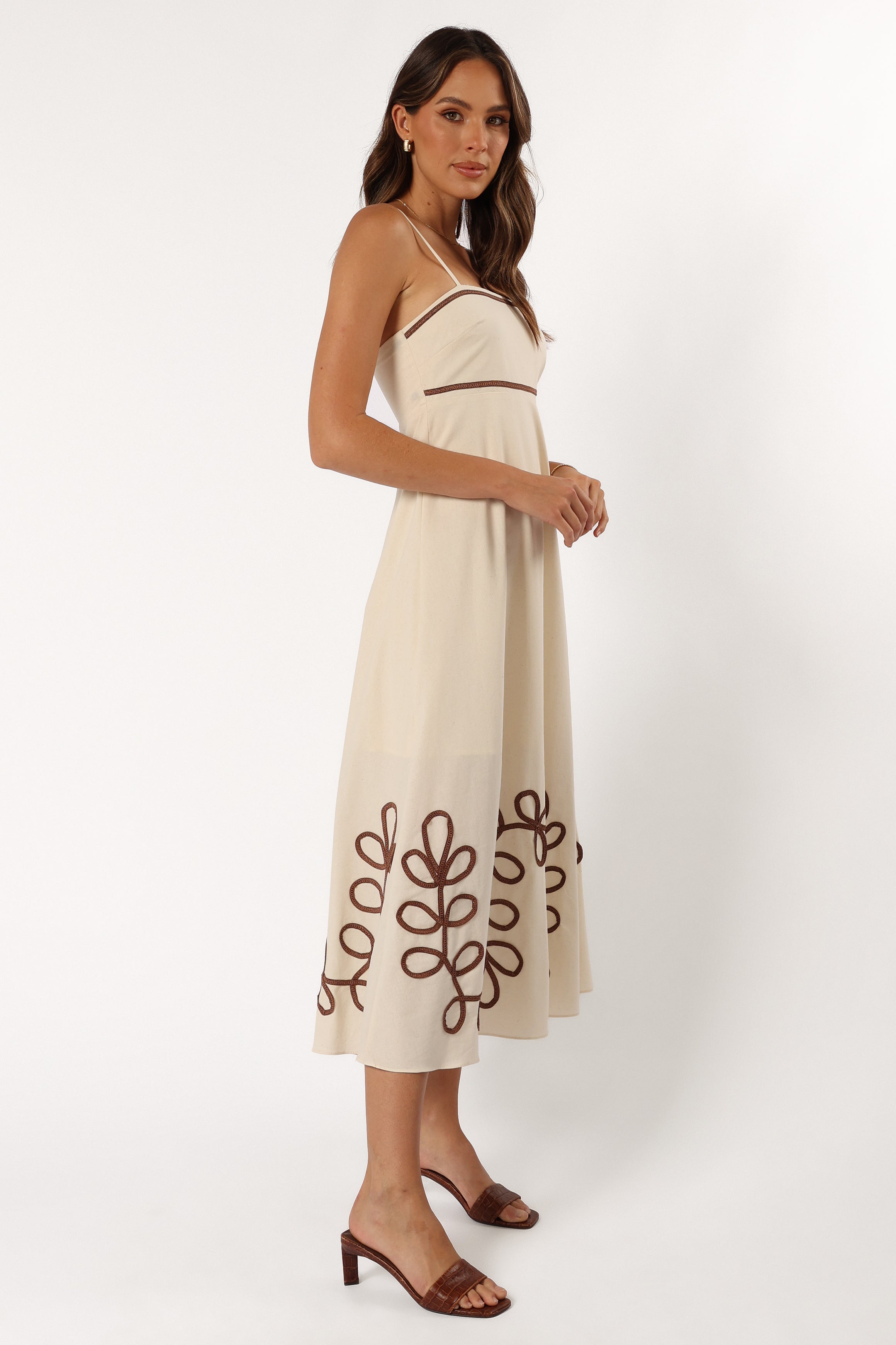 DRESSES @Charlotte Maxi Dress - Beige