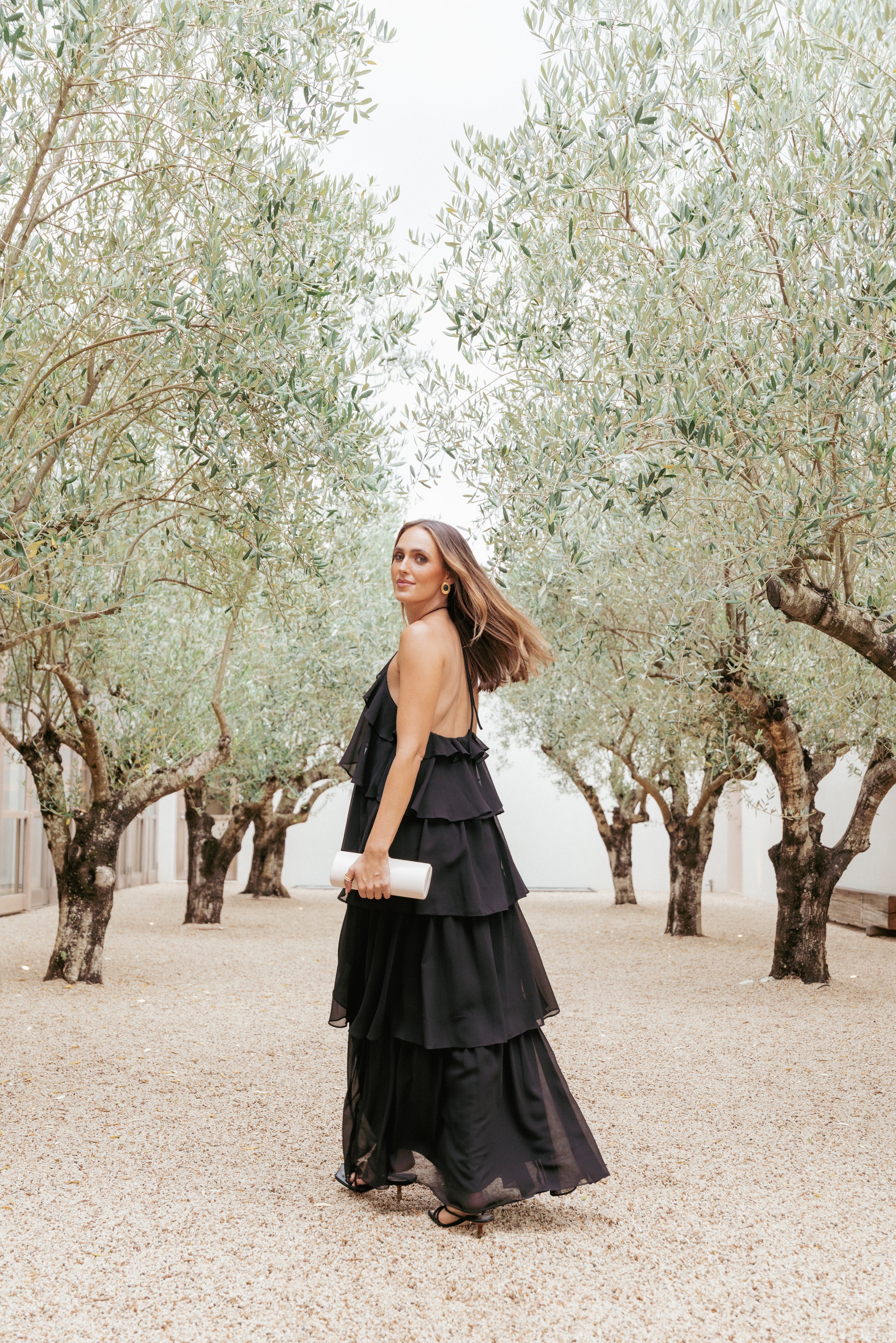 DRESSES Chasity Halterneck Maxi Dress - Black