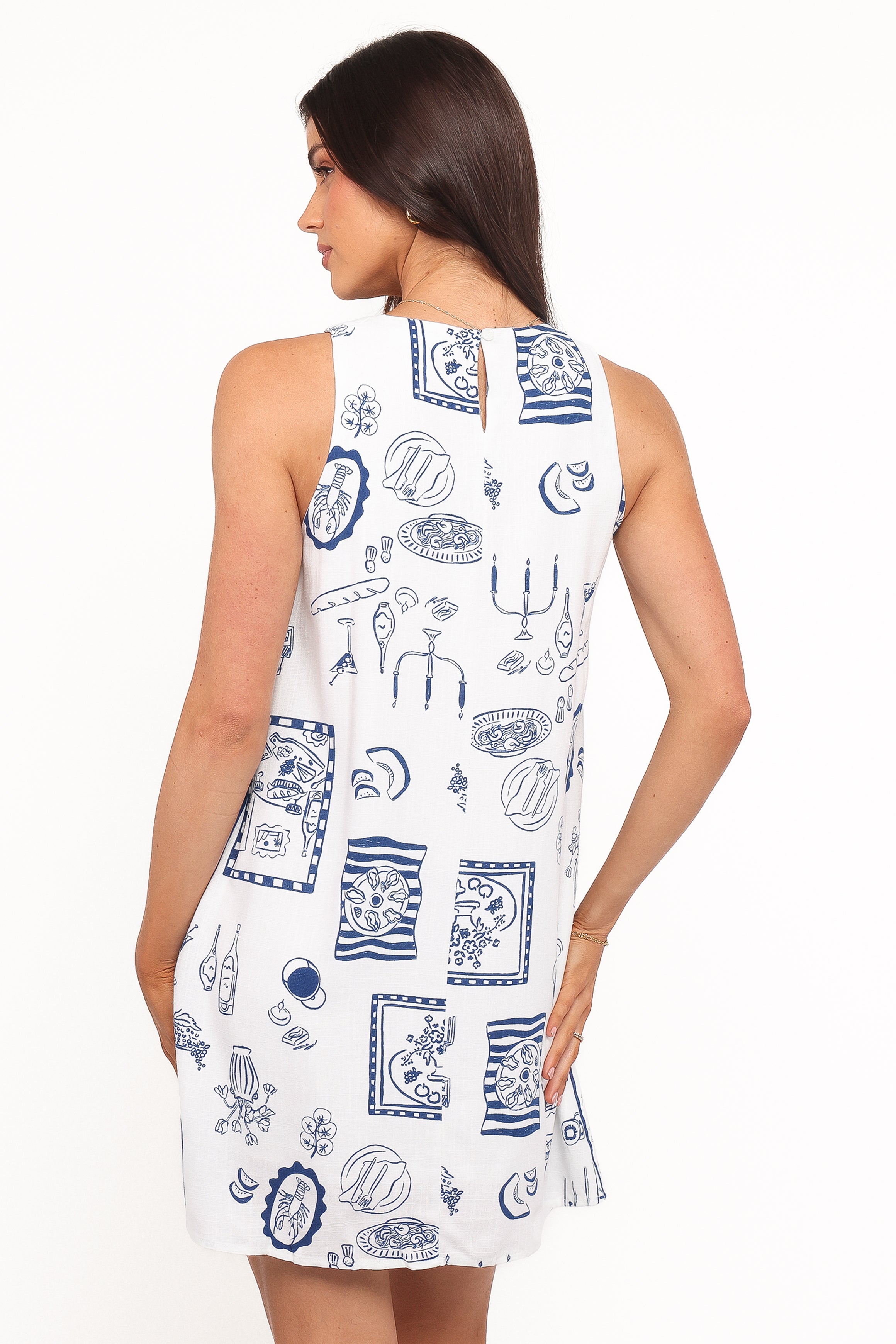 DRESSES Chester Mini Dress - Chantal Blue Print