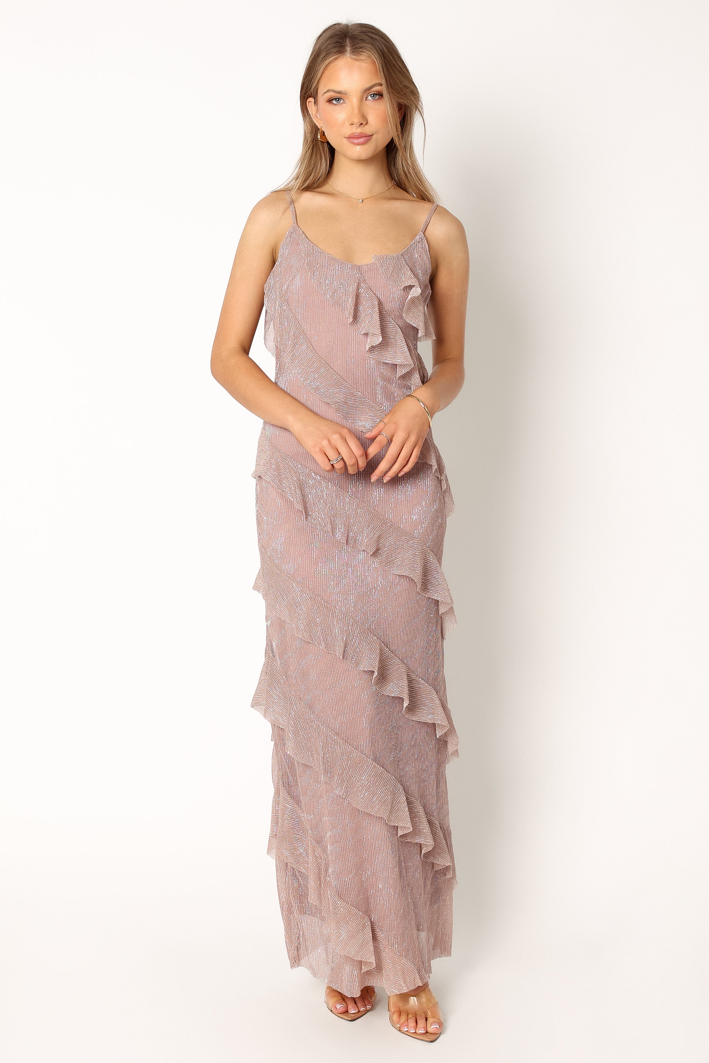 DRESSES Ciao Ruffles Maxi Dress - Dusty Lavender
