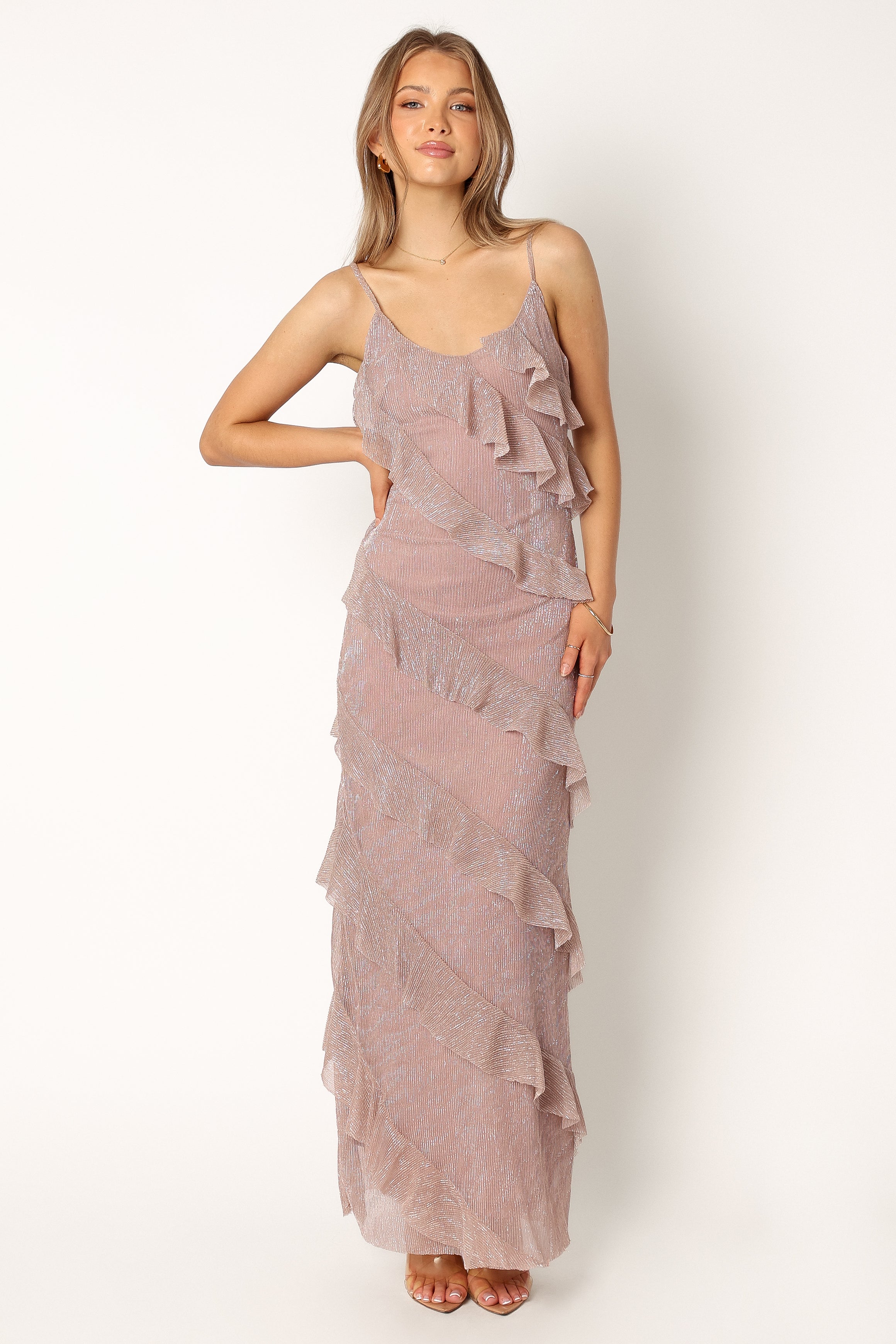 DRESSES Ciao Ruffles Maxi Dress - Dusty Lavender