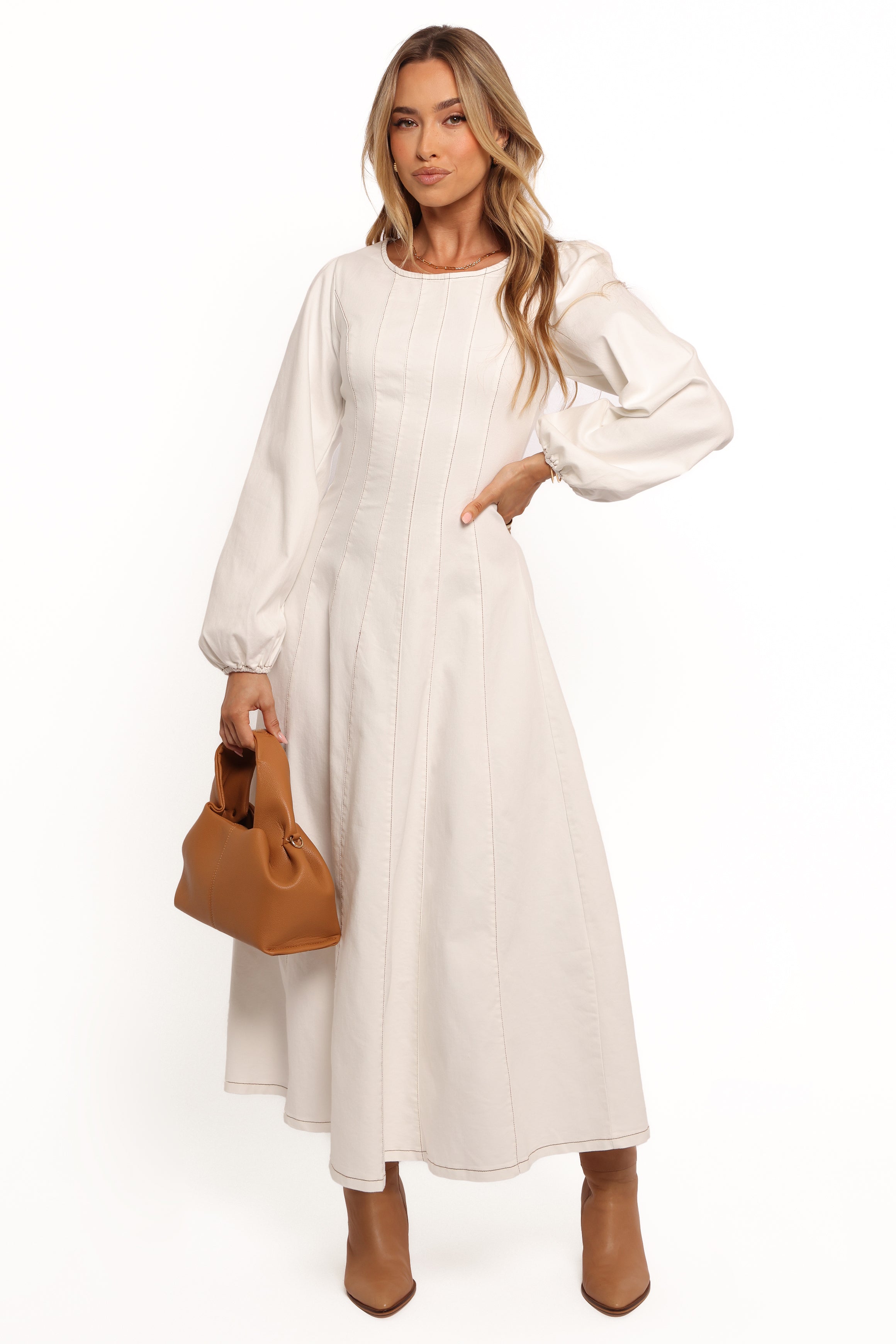DRESSES Cilla Midi Dress - White