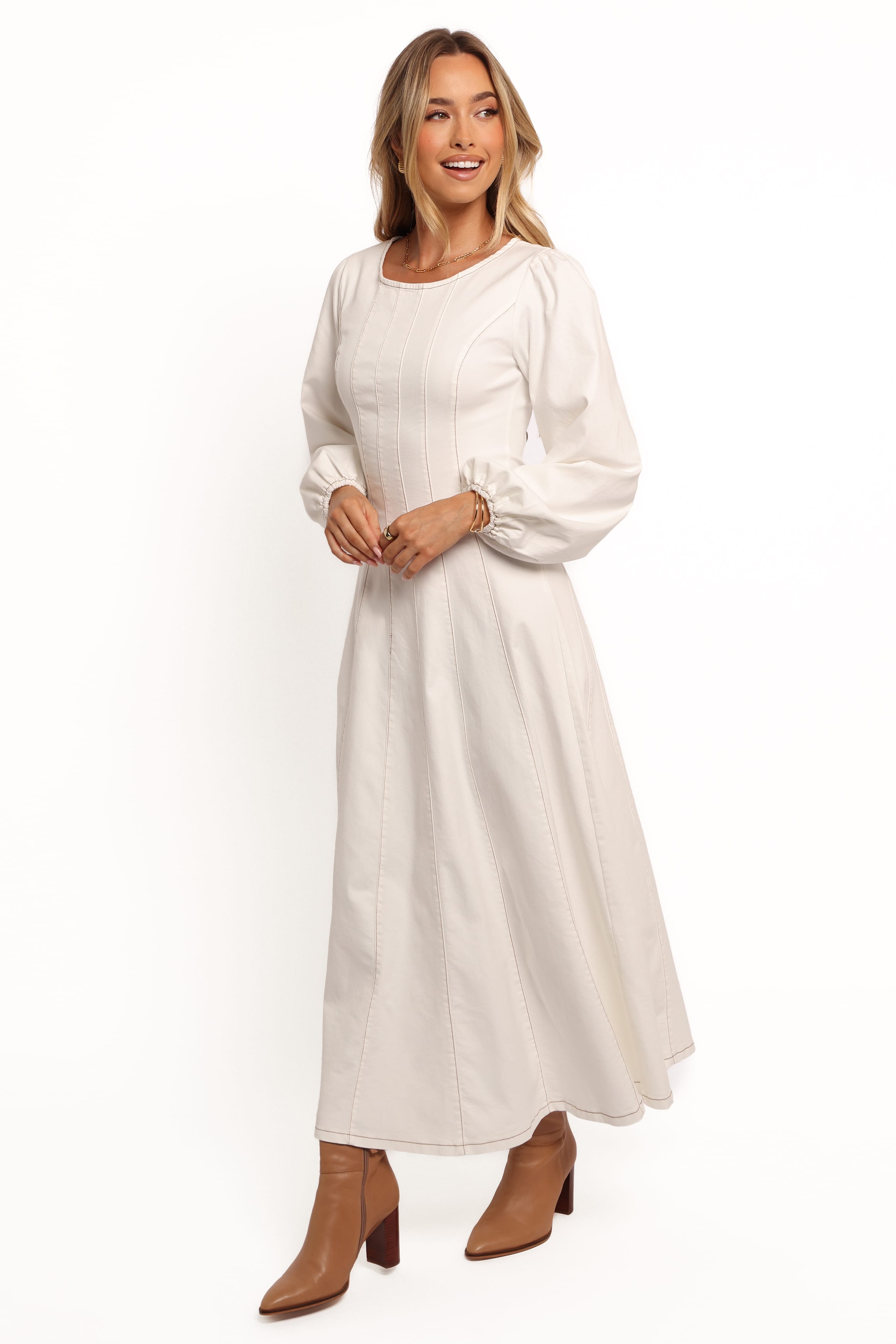 DRESSES Cilla Midi Dress - White