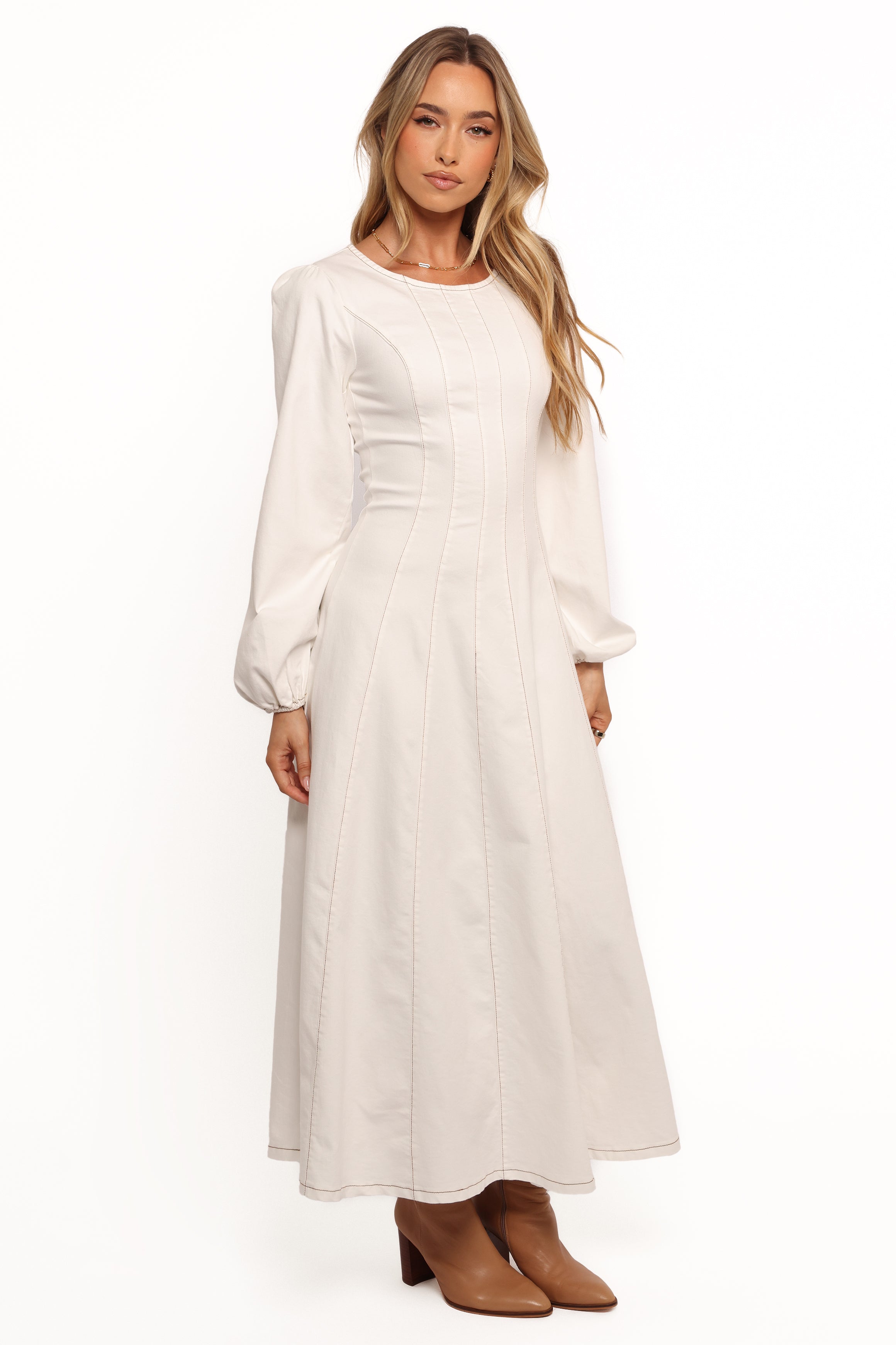 DRESSES Cilla Midi Dress - White