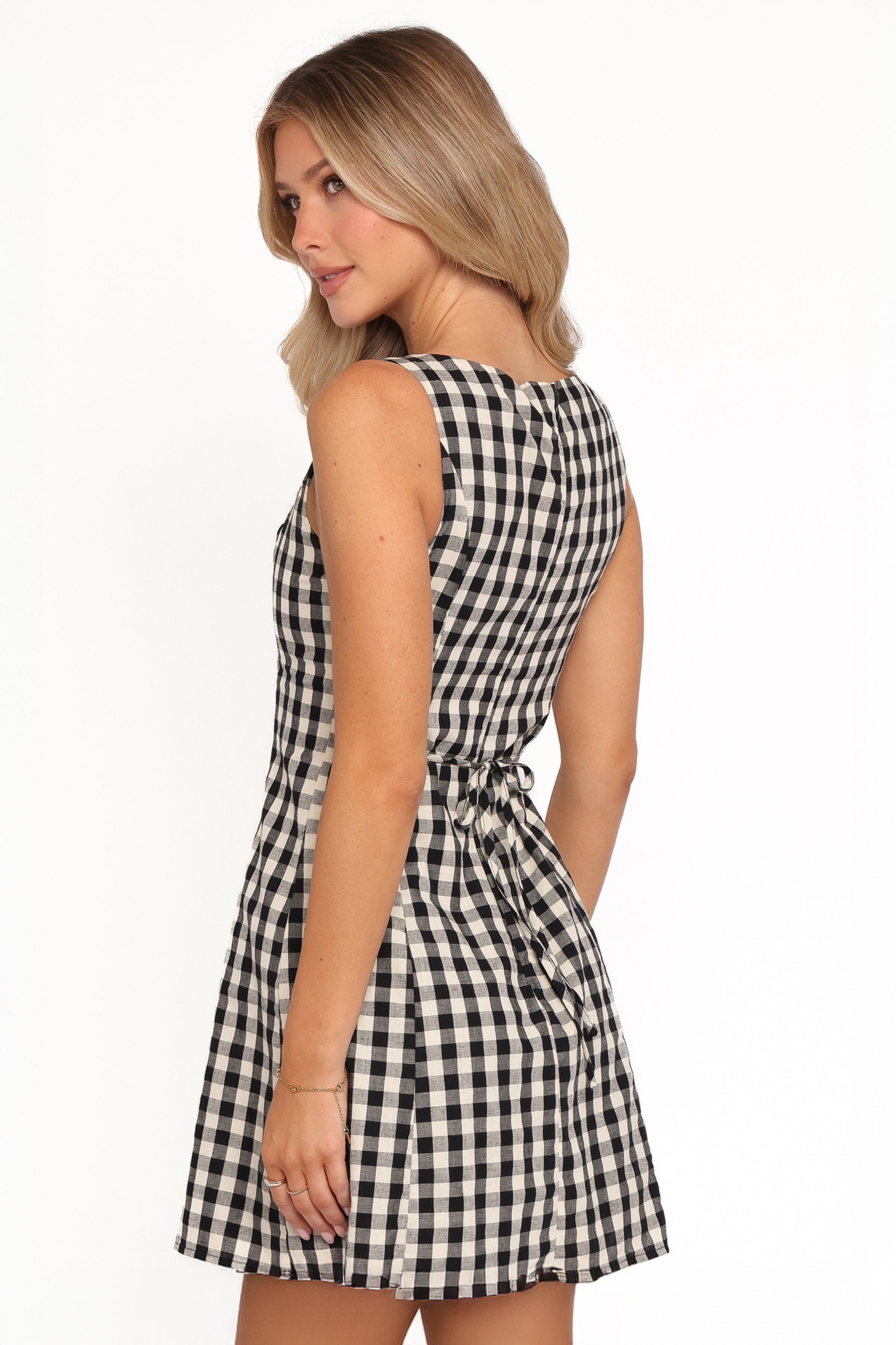 DRESSES Circe Mini Dress - Black Gingham
