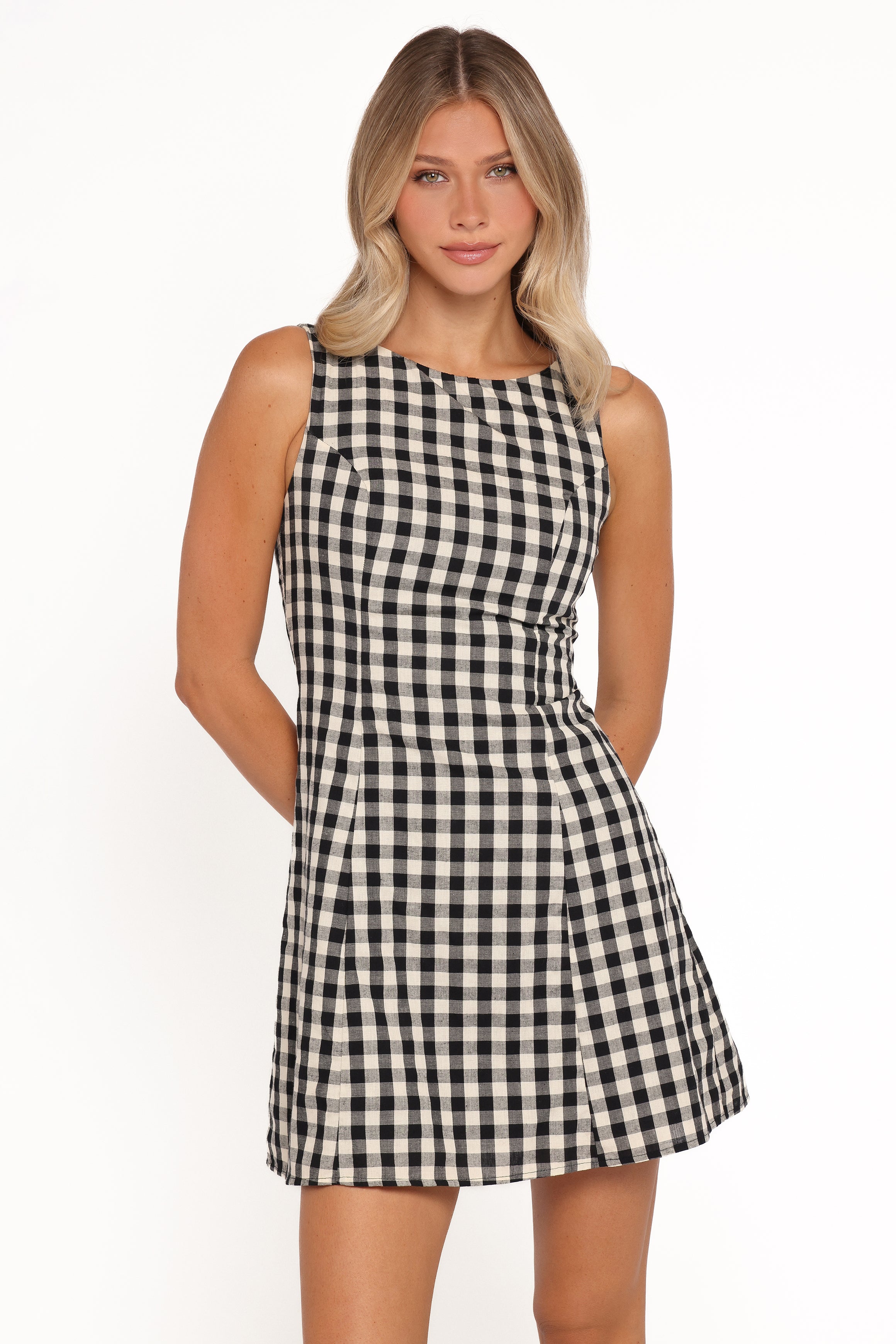 DRESSES Circe Mini Dress - Black Gingham