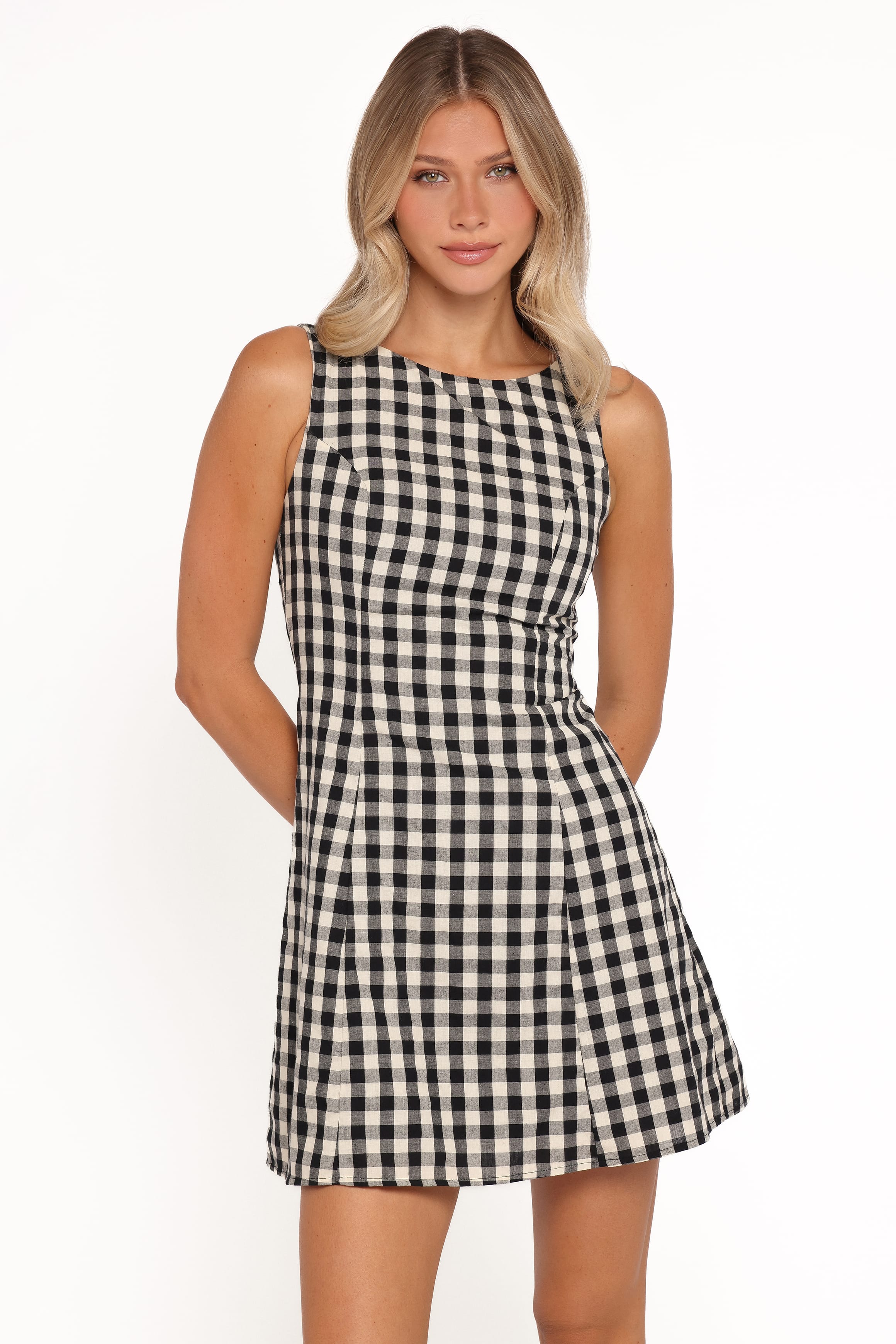 DRESSES Circe Mini Dress - Black Gingham