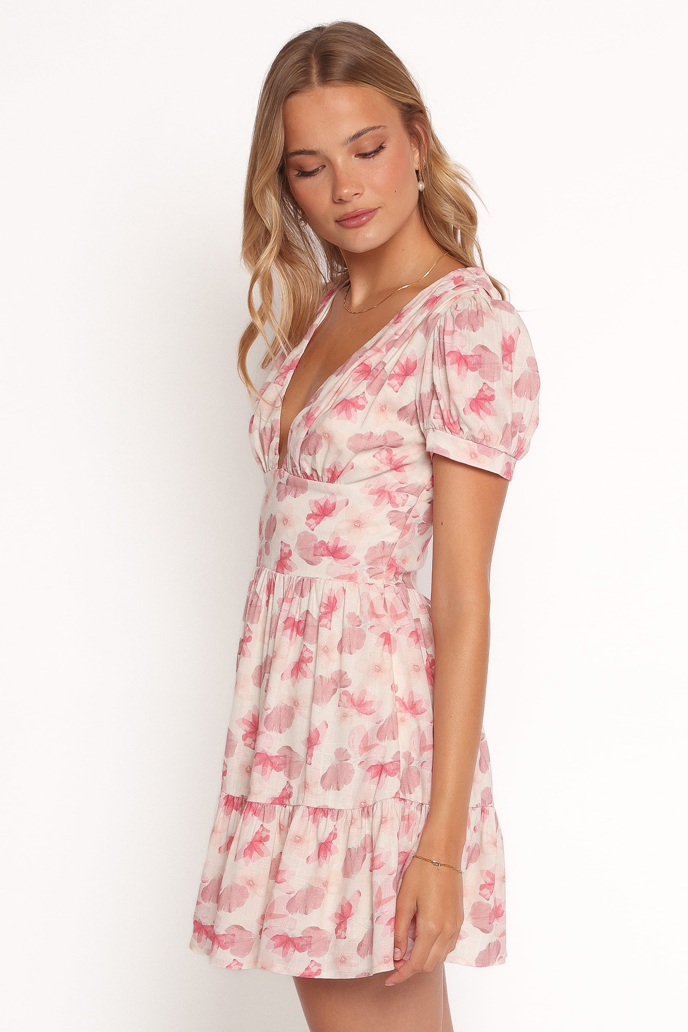 DRESSES Clementine Mini Dress - Cream Floral