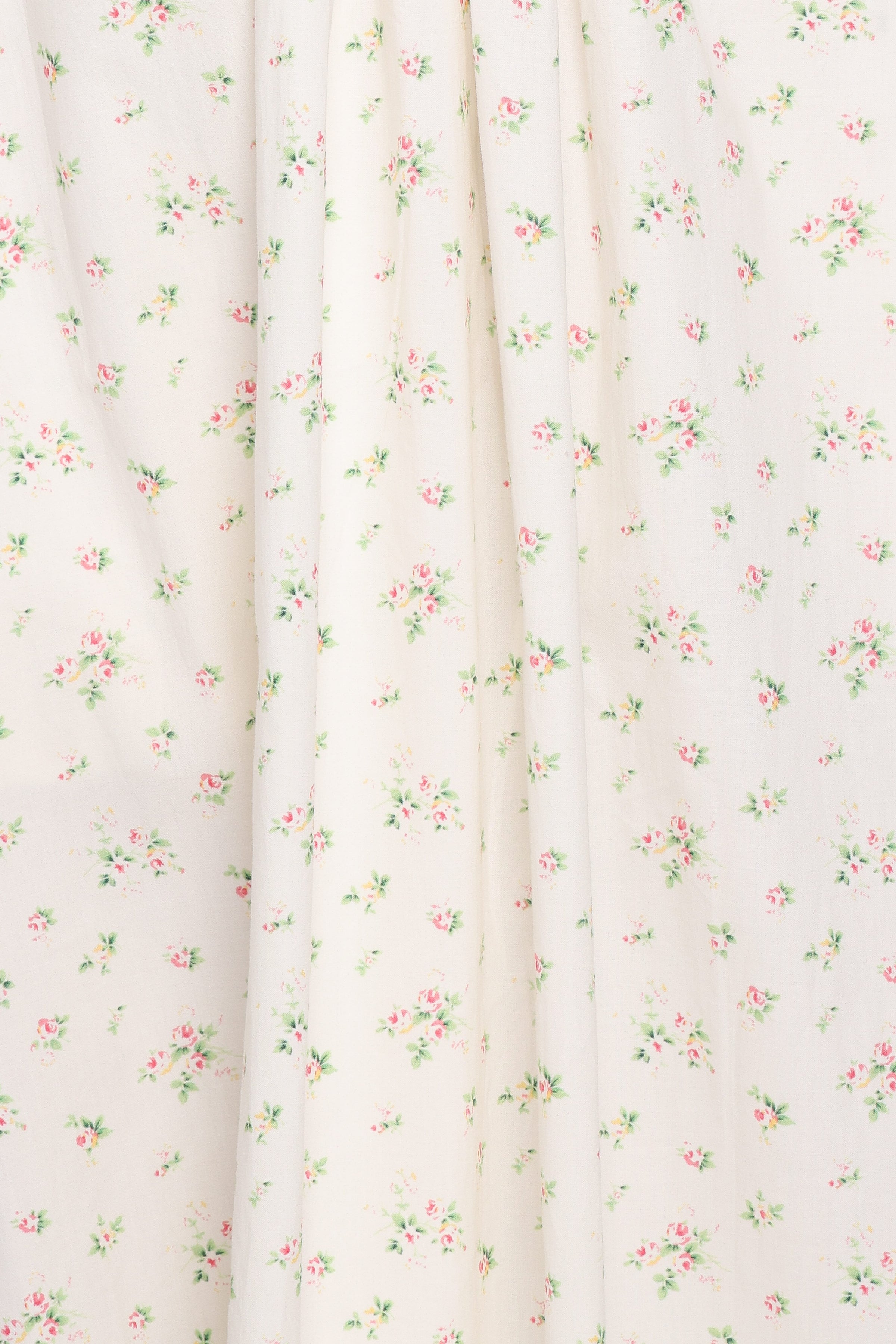 DRESSES Clo Puff Sleeve Midi Dress - White Betty