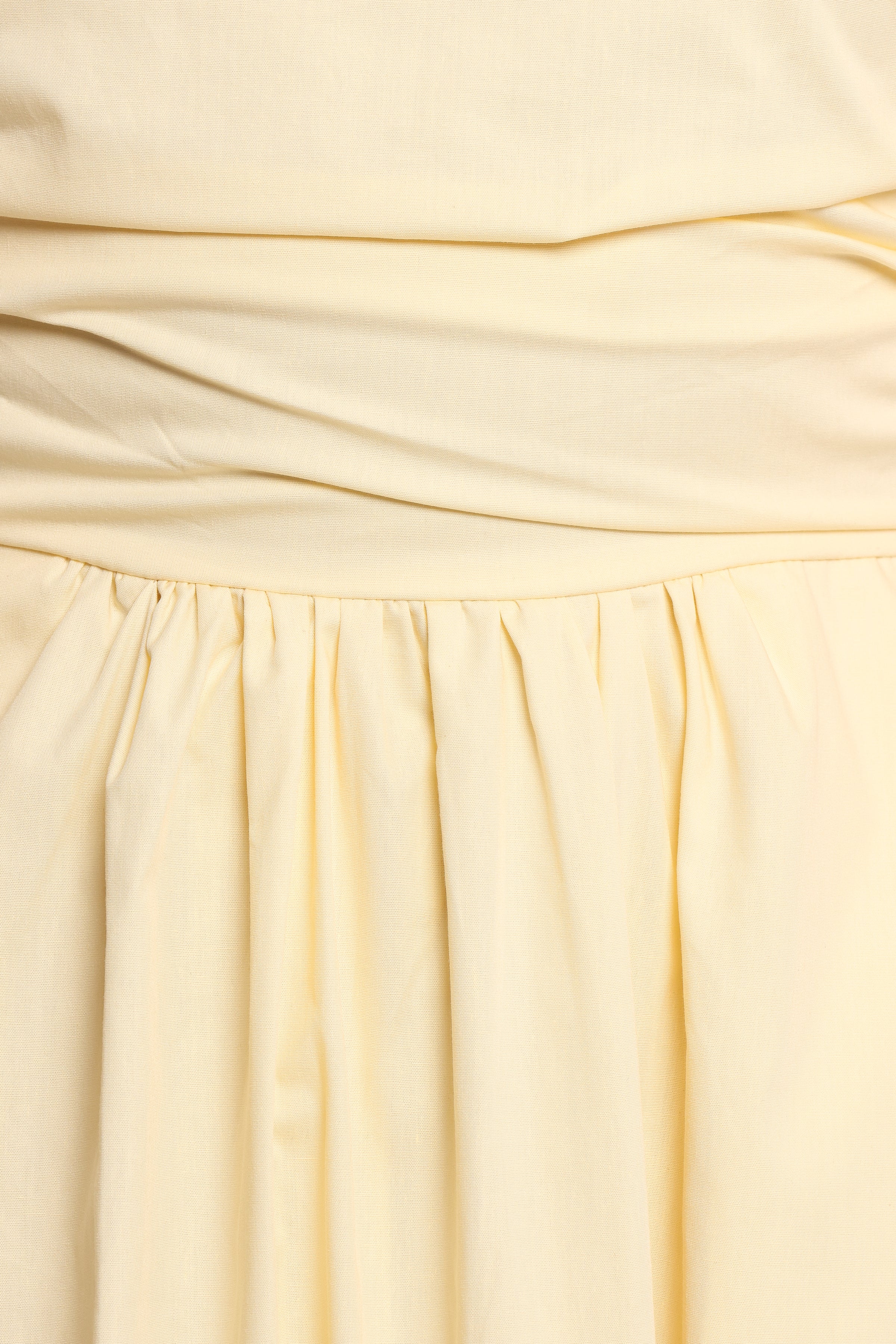 DRESSES Clo Puff Sleeve Midi Dress - Yellow