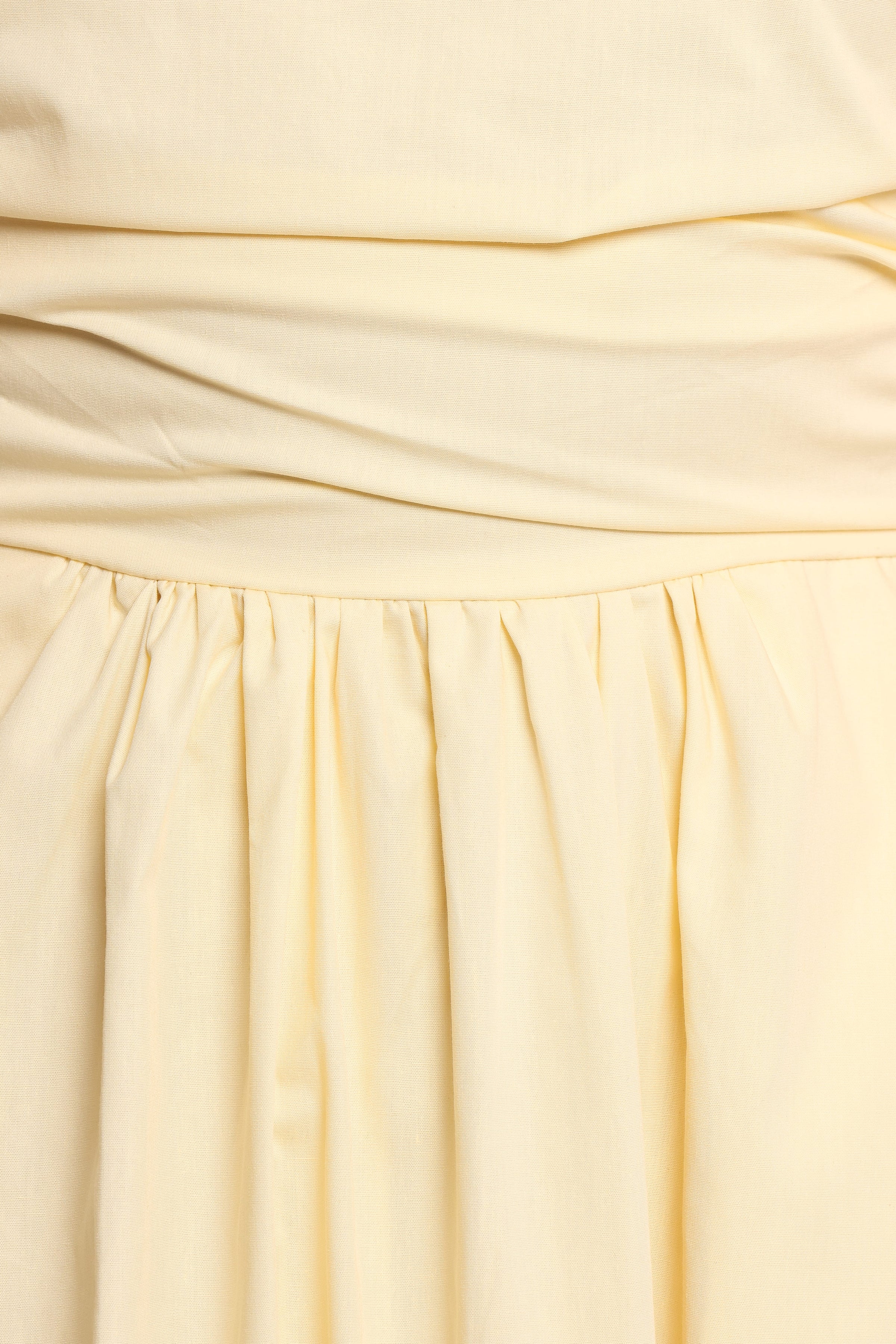 DRESSES Clo Puff Sleeve Midi Dress - Yellow