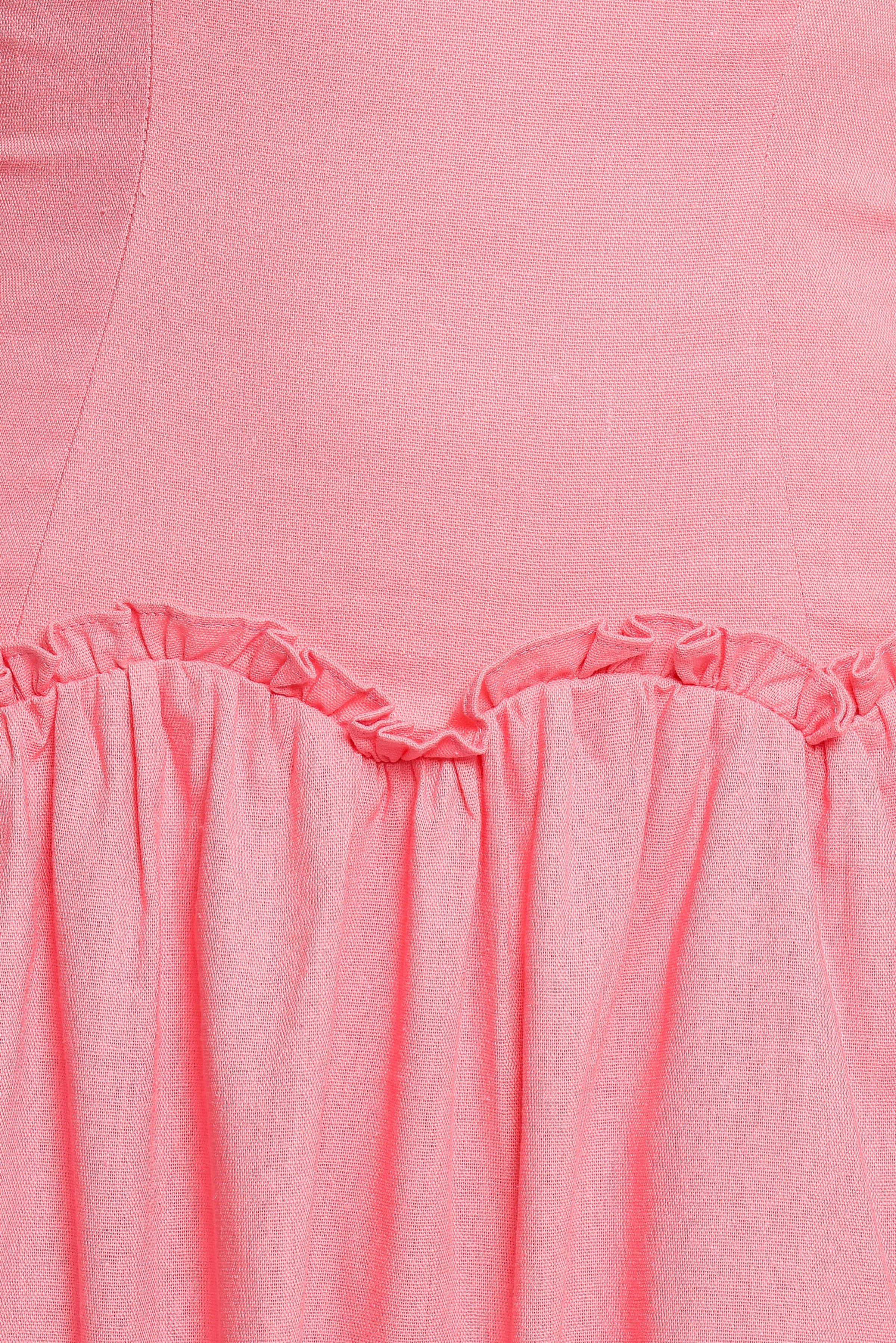DRESSES Clover Midi Dress - Pink