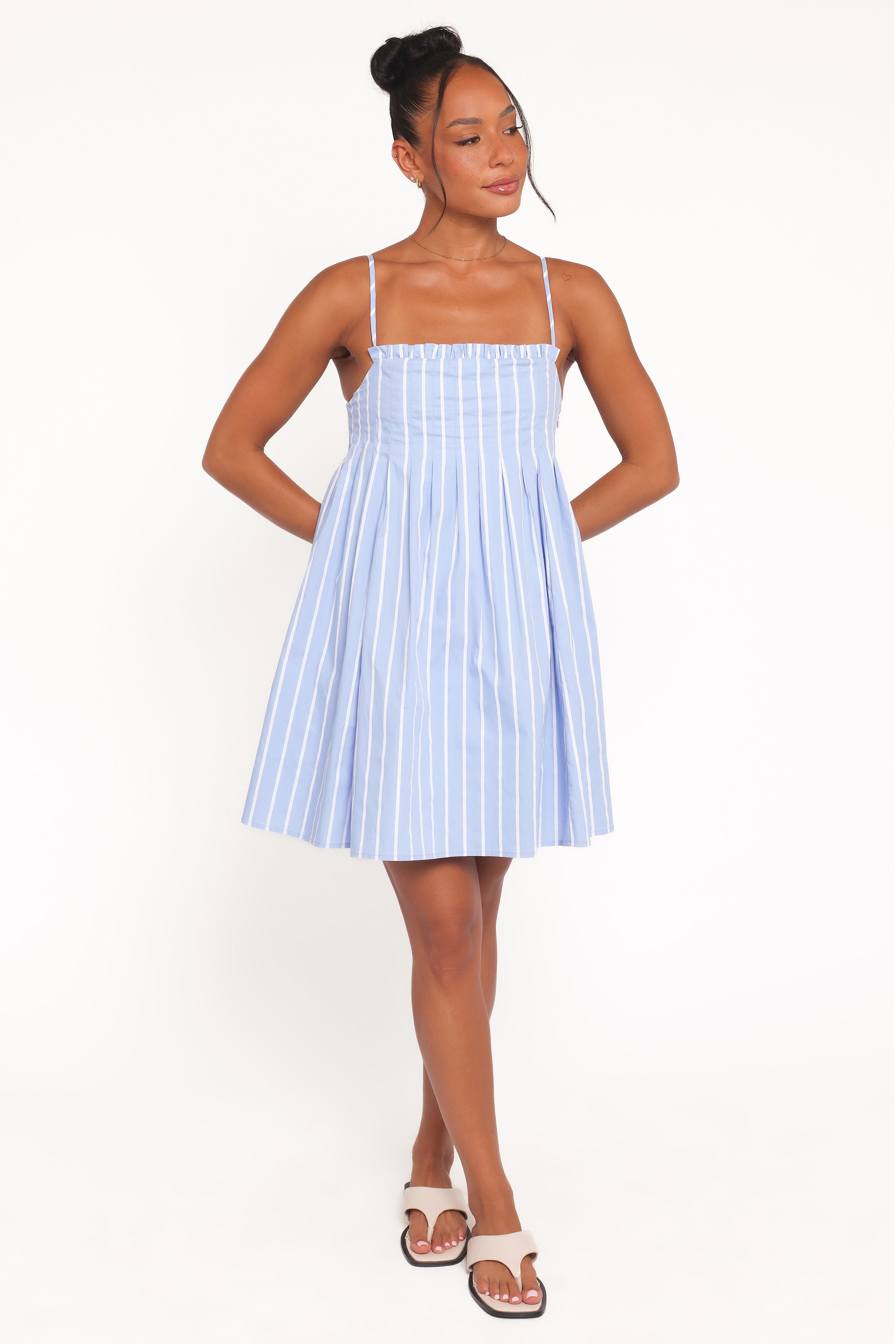 DRESSES Cole Mini Dress - Blue Stripe