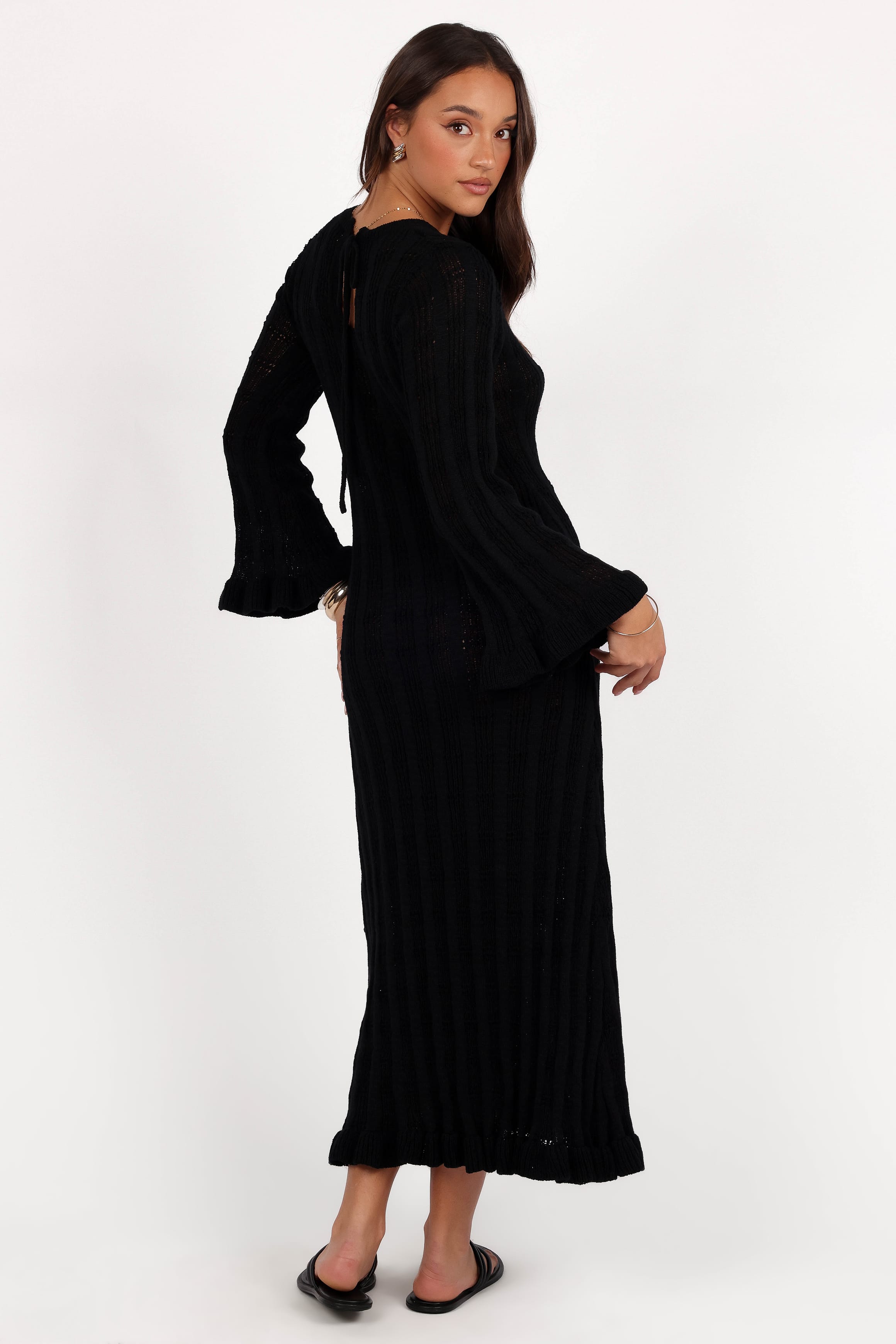 DRESSES Colter Long Sleeve Maxi Dress - Black