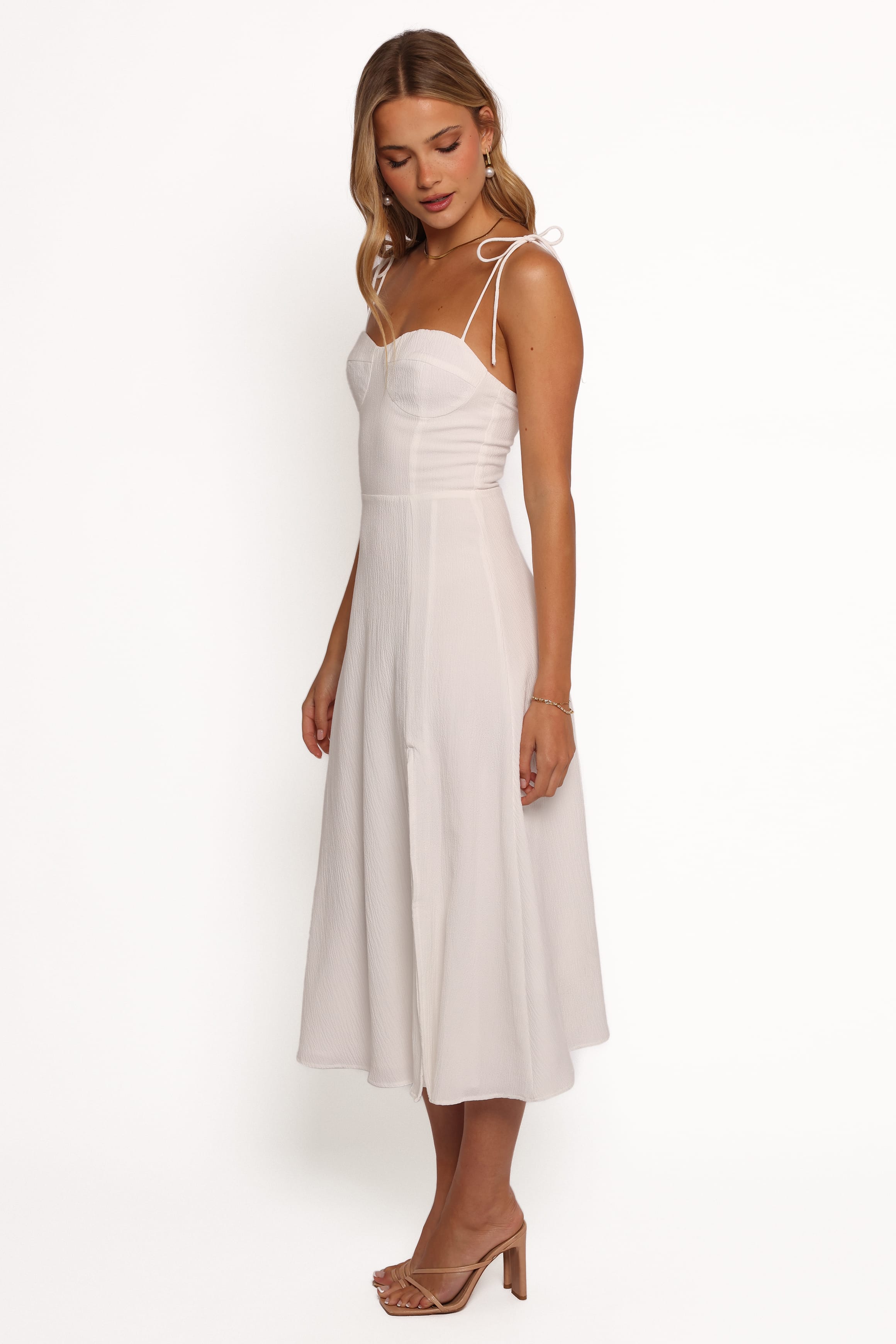 DRESSES Cordelia Midi Dress - White
