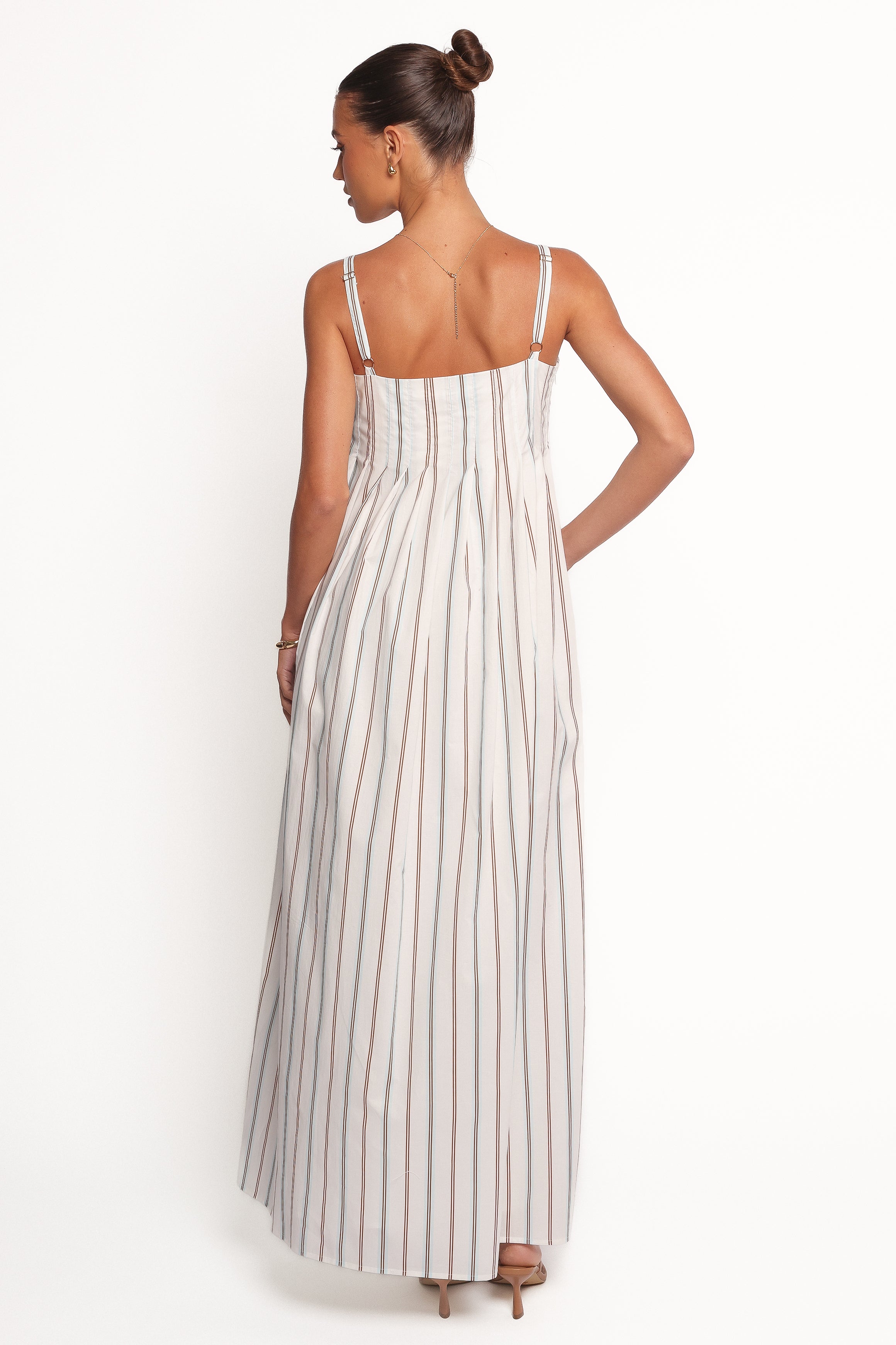 DRESSES Corfu Midi Dress - Blue Stripe