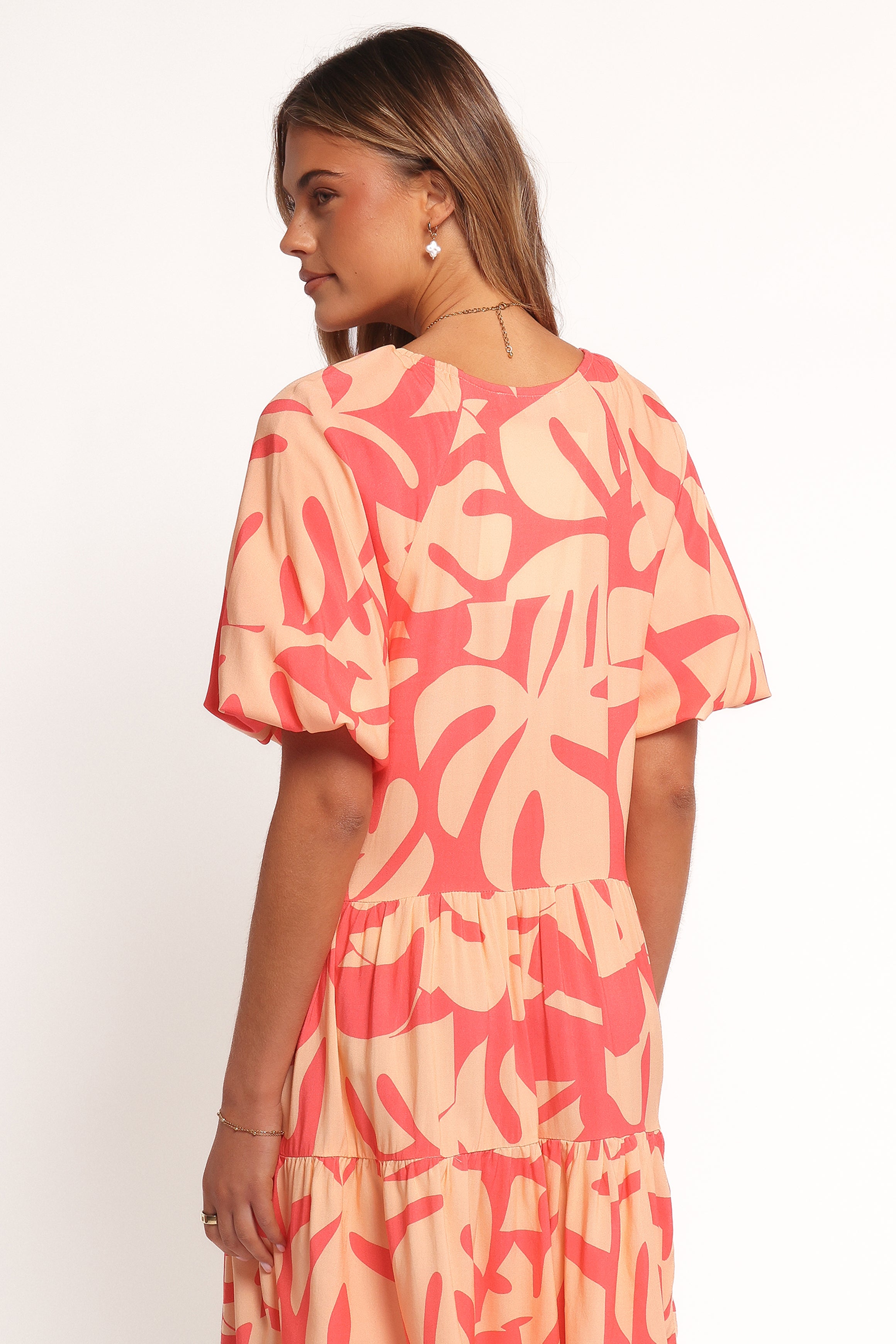 DRESSES Corinna Mini Dress - Coral Print