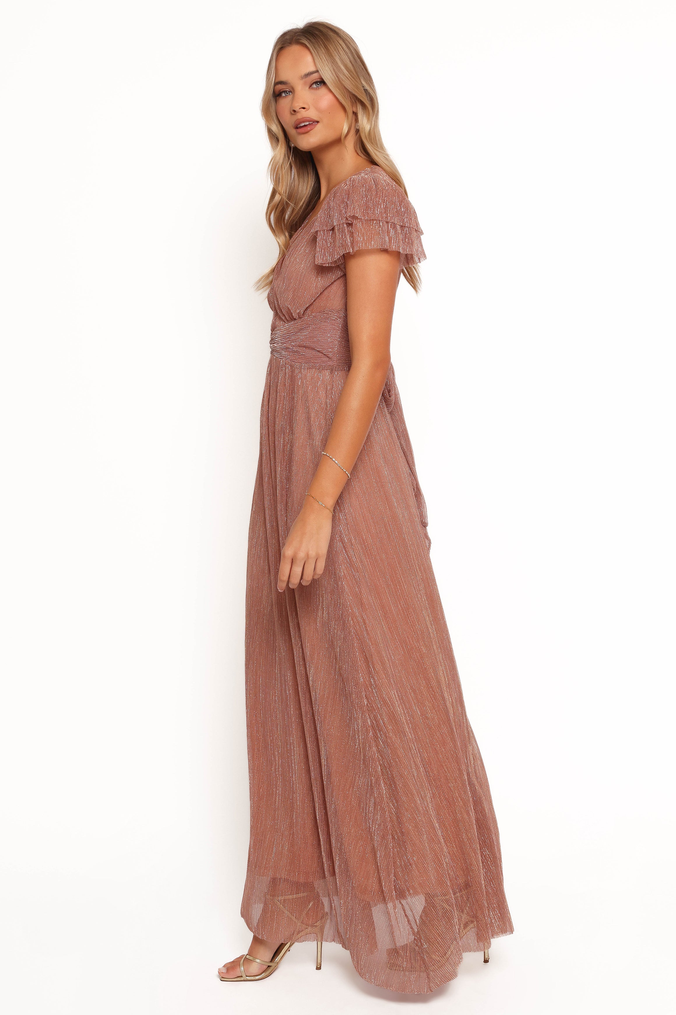 DRESSES Cressida Maxi Dress - Rose Gold