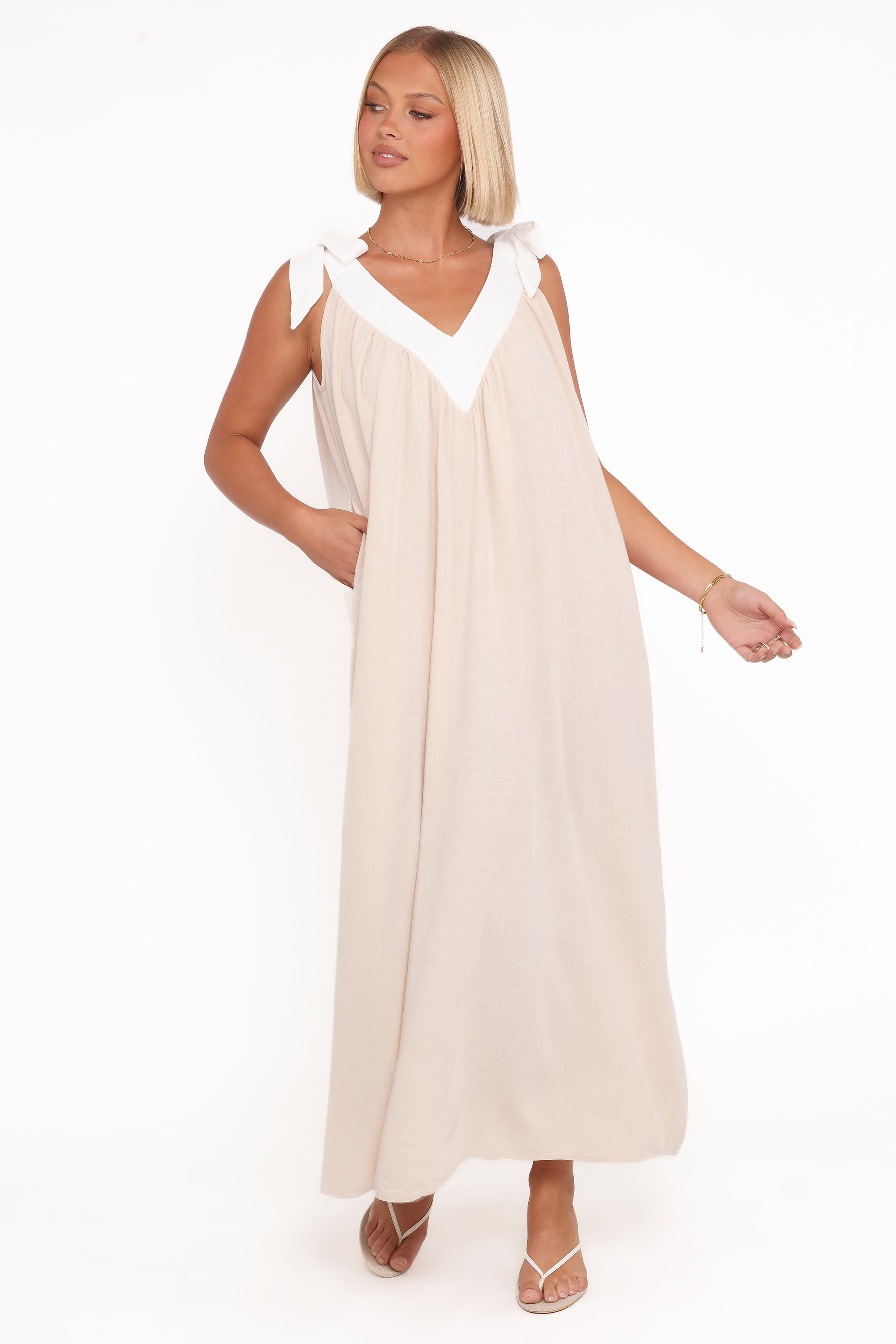 DRESSES Dami Maxi Dress - Oatmeal