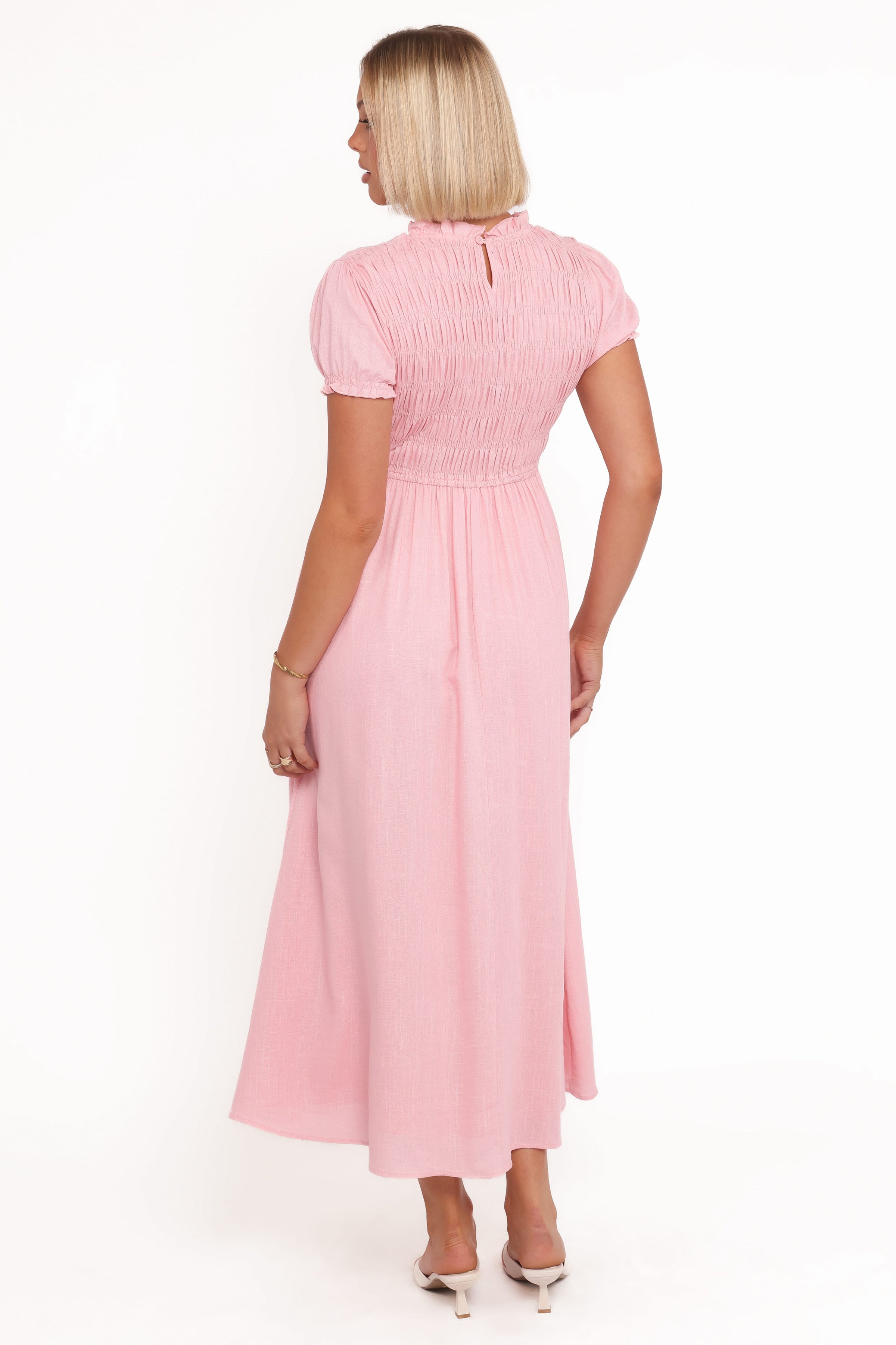 DRESSES Darla Puff Sleeve Dress - Pink