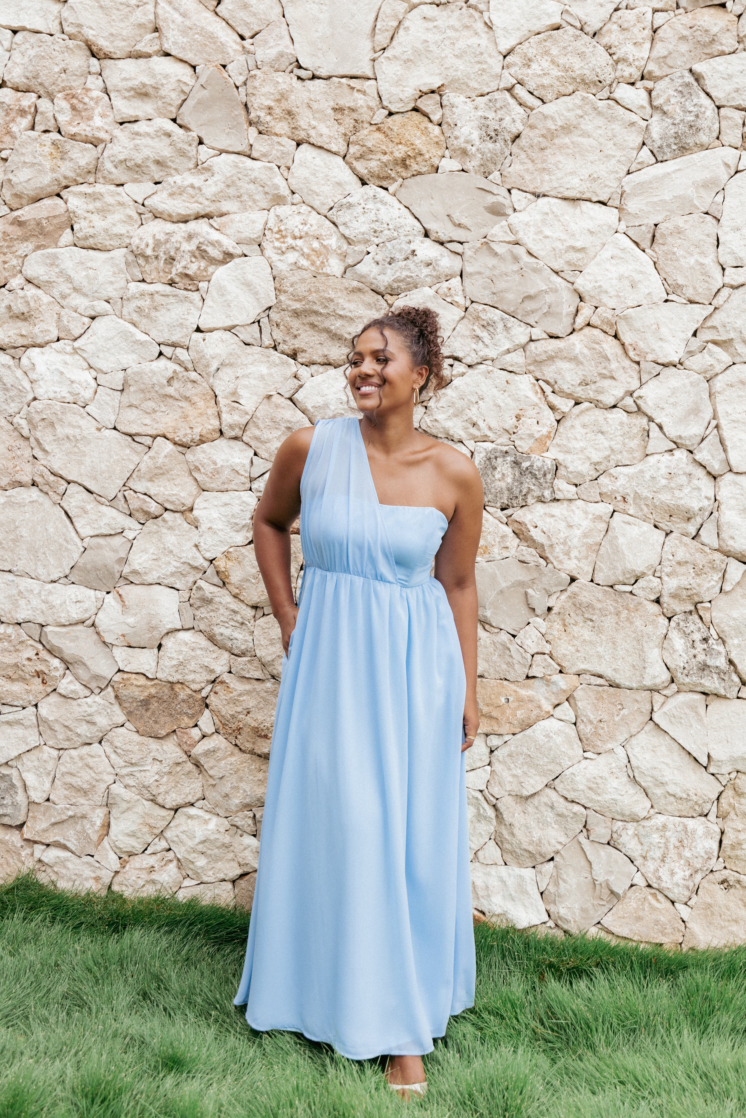 DRESSES Darlee Maxi Dress - Cornflower Blue