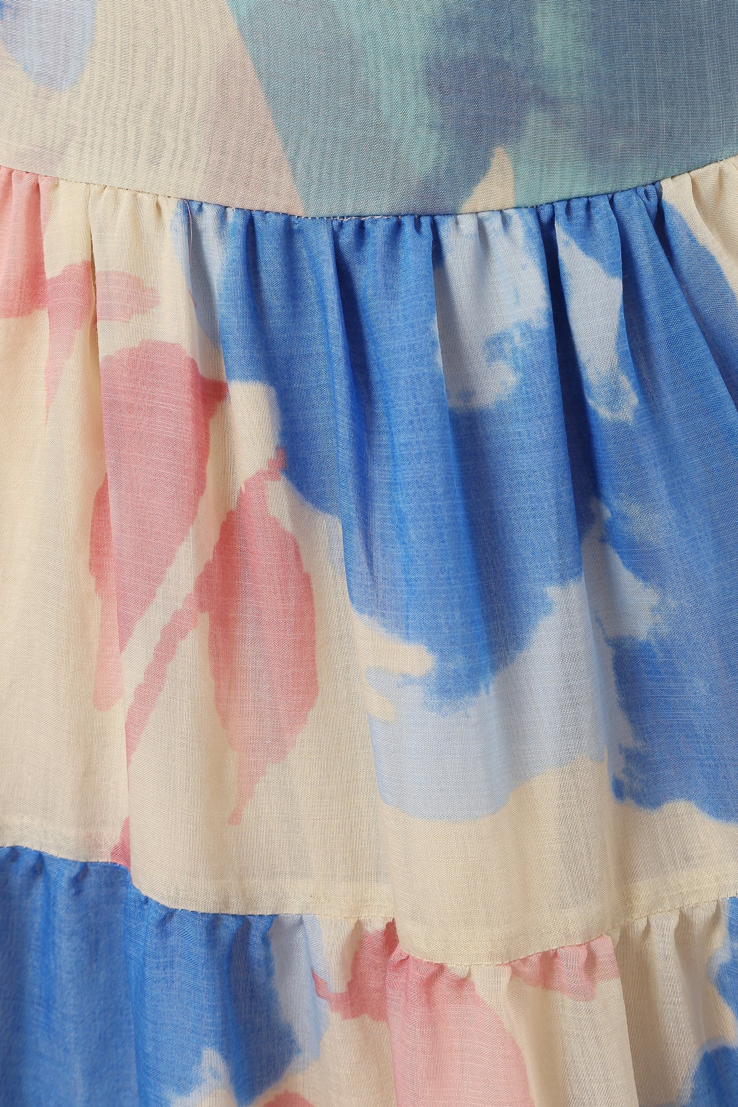 DRESSES @Davis Midi Dress - Blue Floral