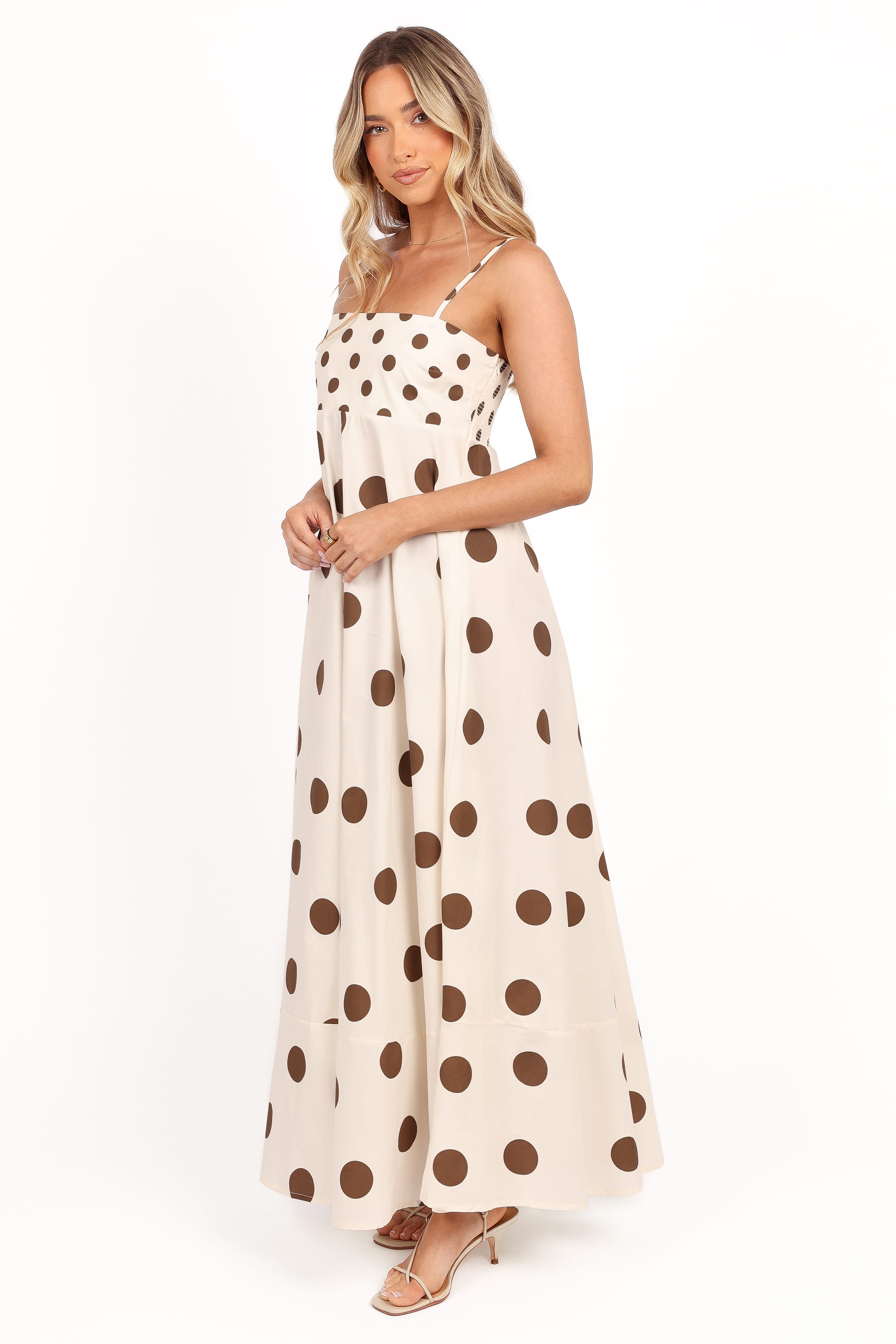 DRESSES Deenie Maxi Dress - Chocolate Brown Spot