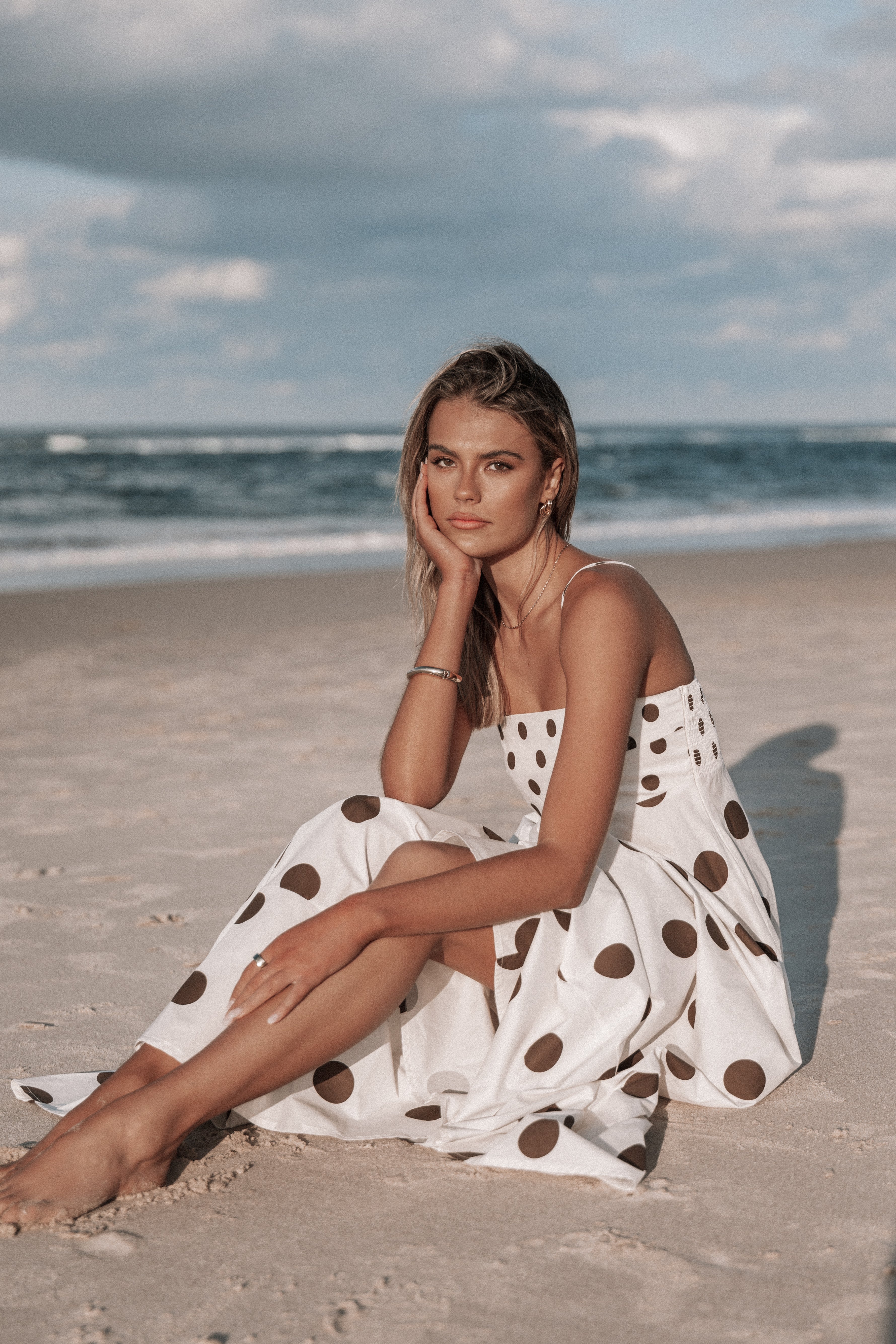 DRESSES Deenie Maxi Dress - Chocolate Brown Spot