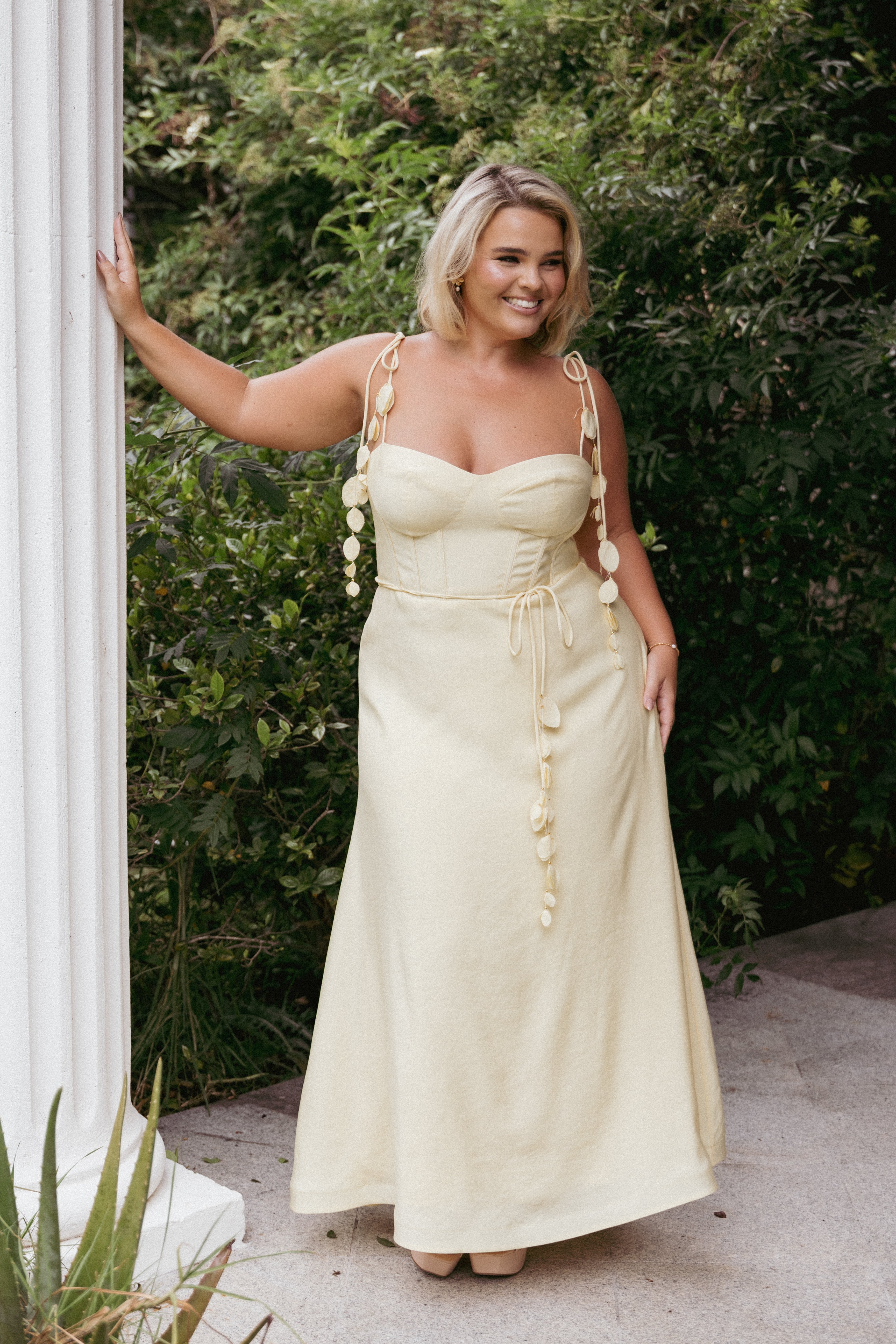 DRESSES Della Midi Dress - Yellow