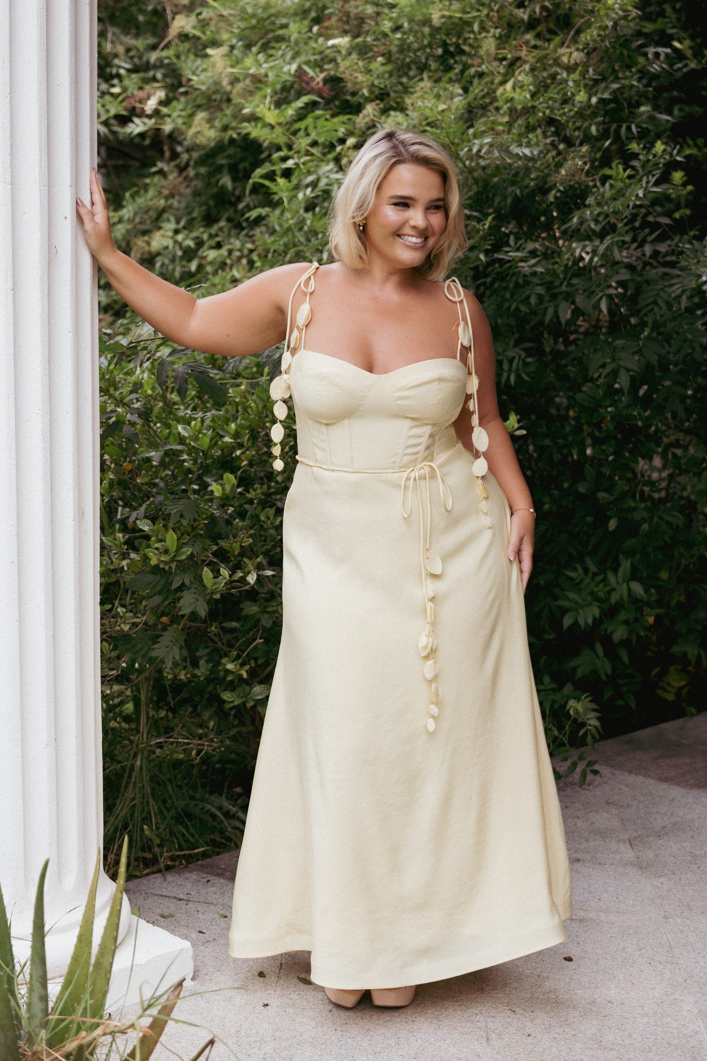 DRESSES Della Midi Dress - Yellow