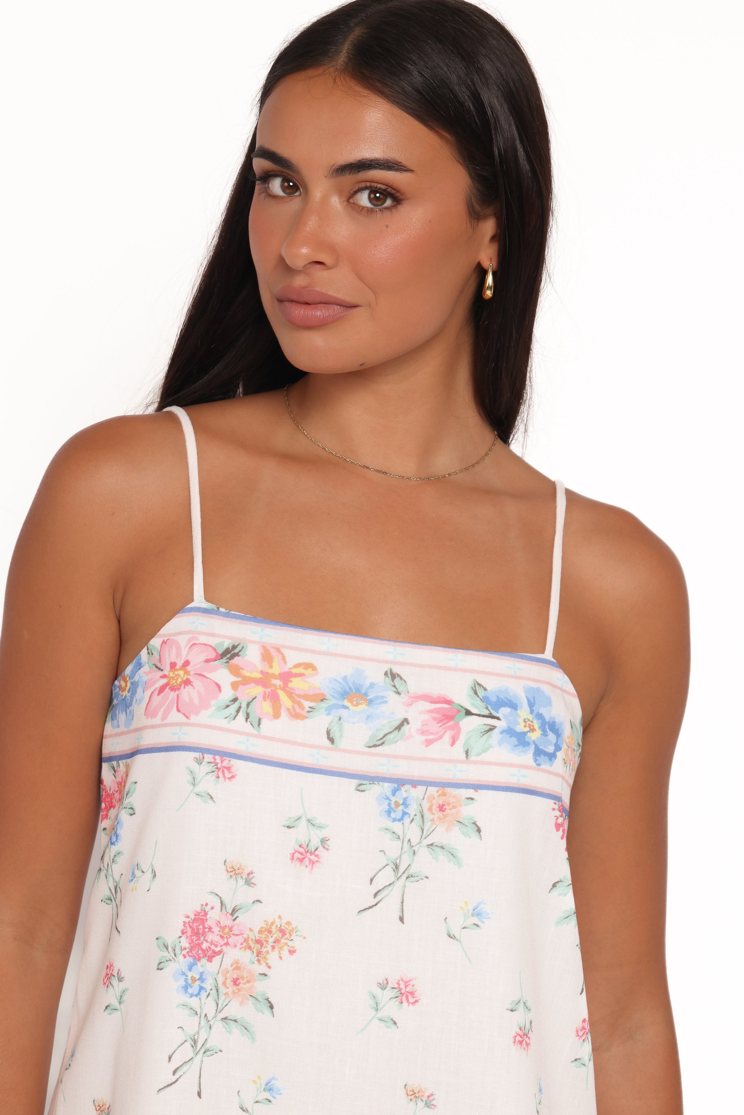 DRESSES Delmar Mini Dress - White Floral
