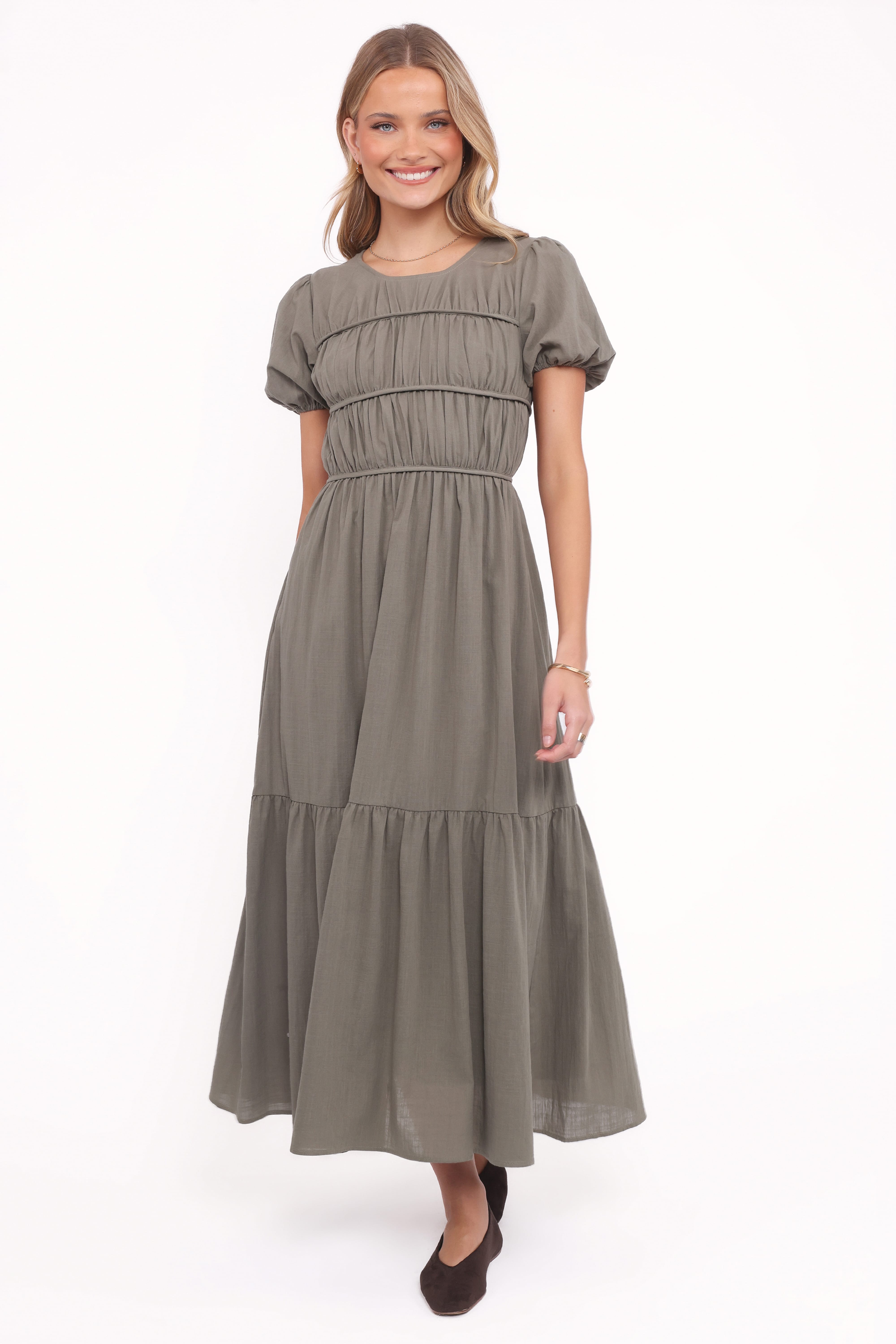 DRESSES Deloria Maxi Dress - Olive