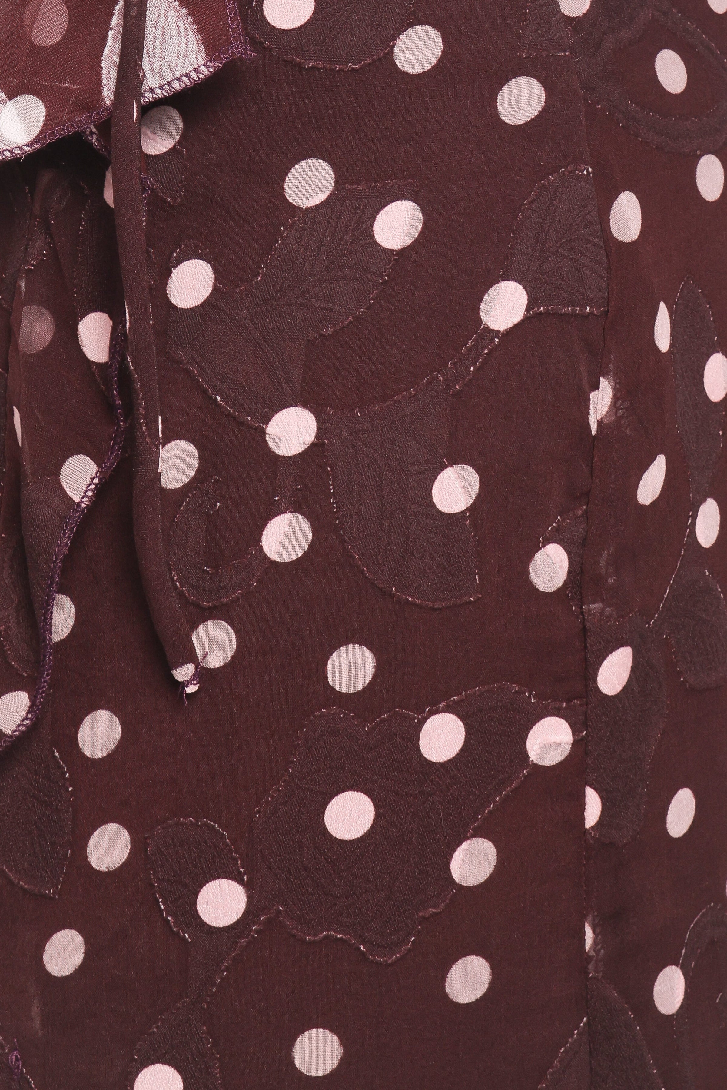 DRESSES Delta Maxi Dress - Plum Polka Dot