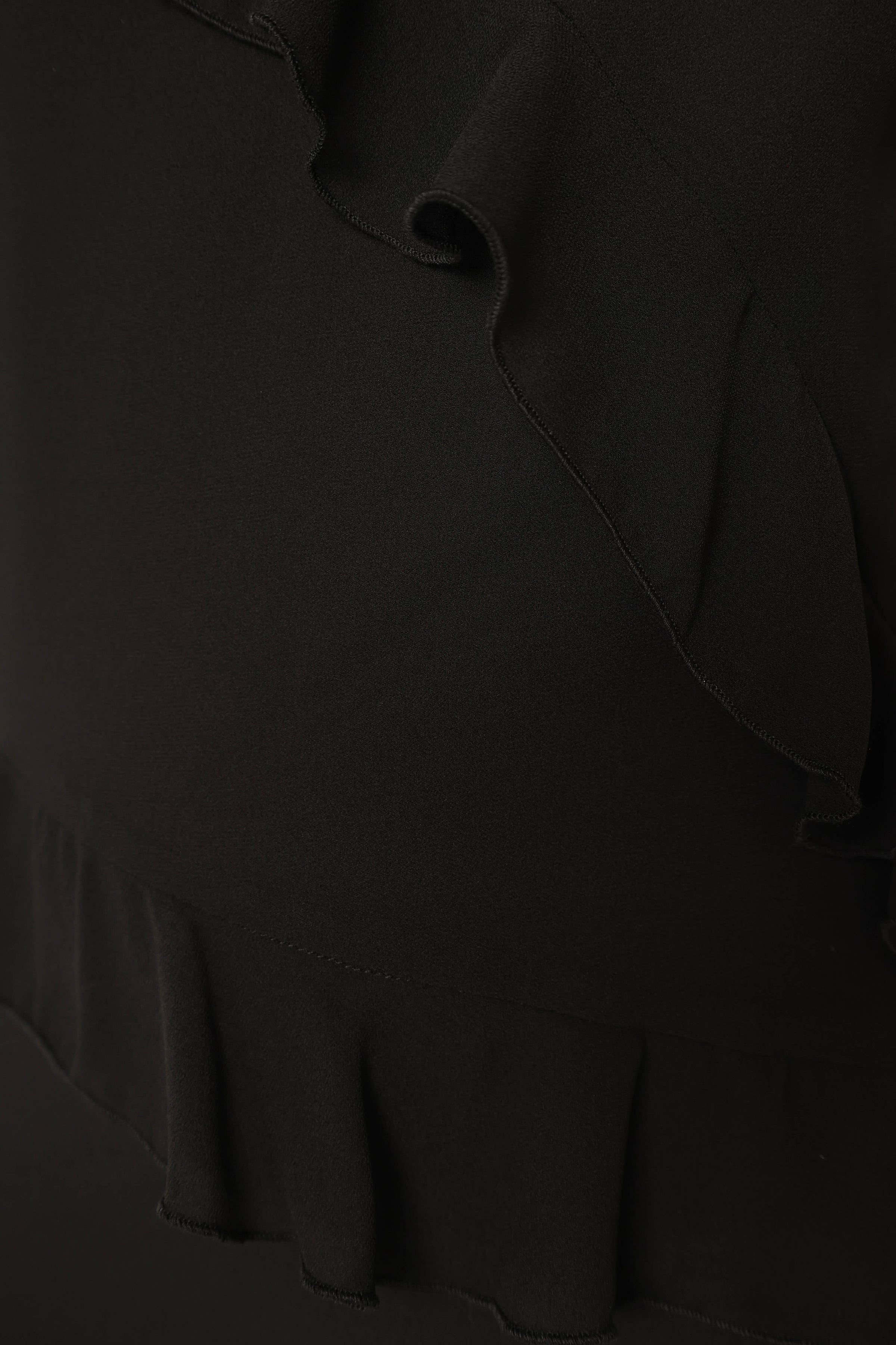 DRESSES @Demi Ruffle Maxi Dress - Black