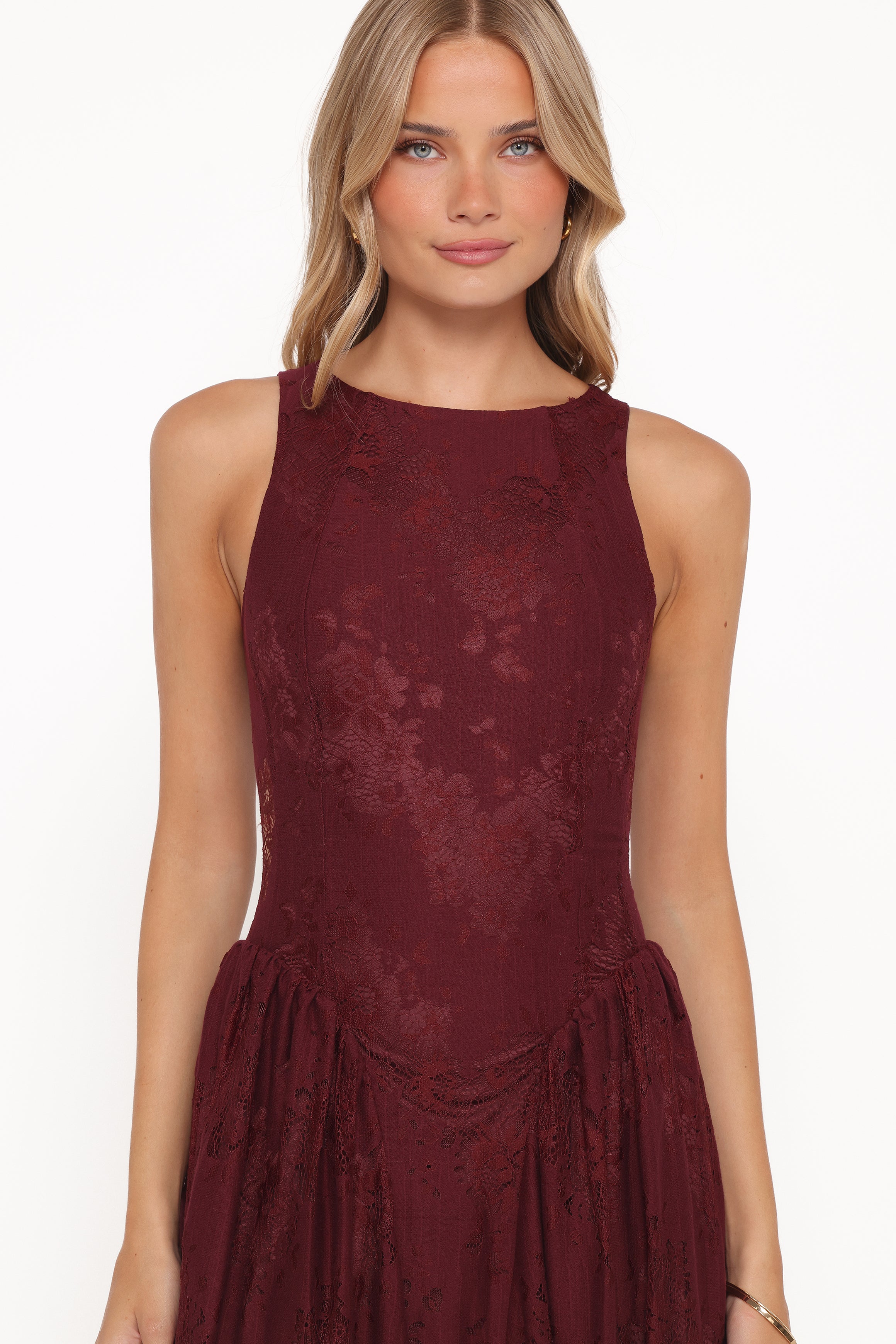 DRESSES Denny Maxi Dress - Burgundy