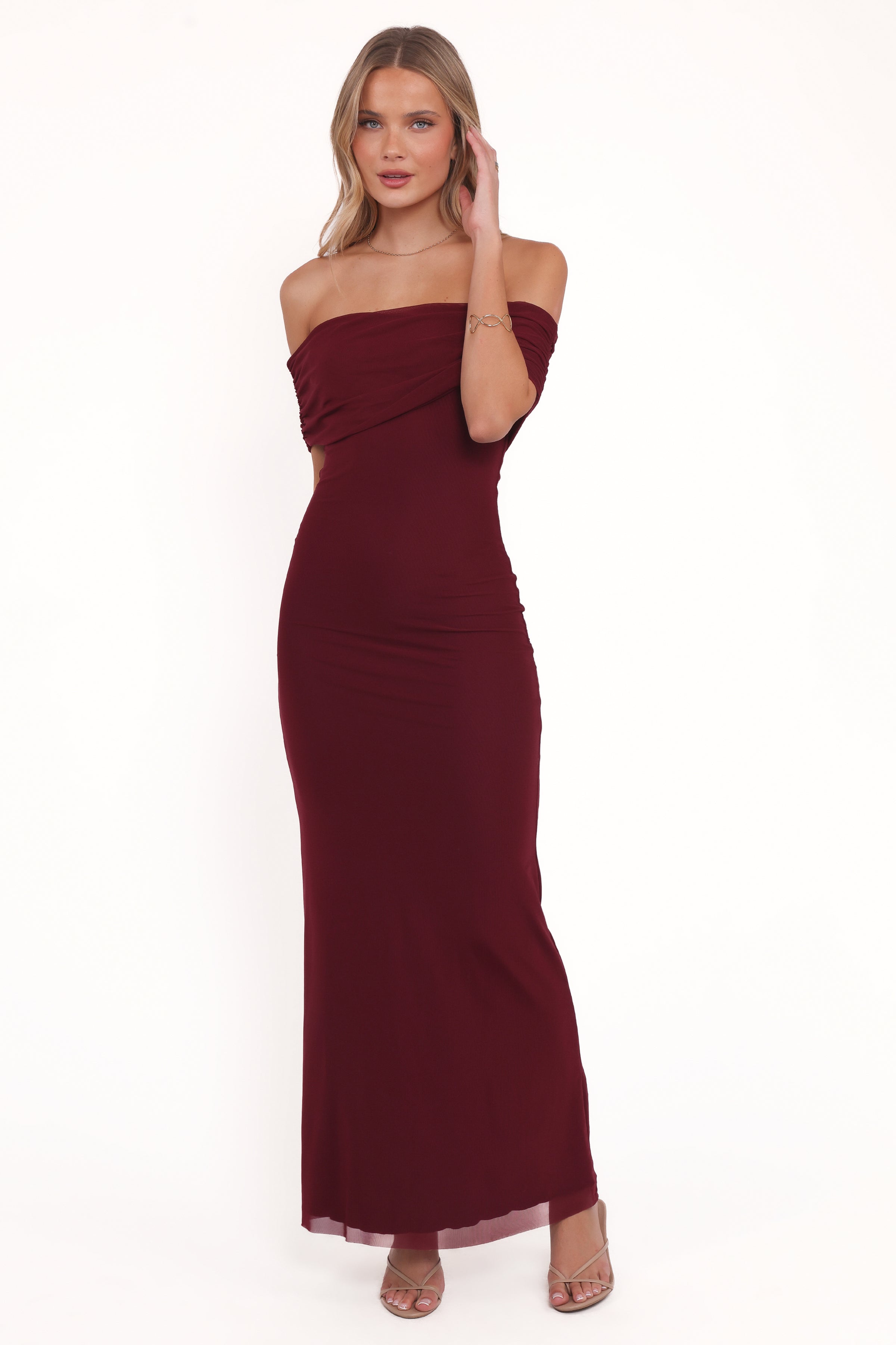 DRESSES Desirae Maxi Dress - Burgundy