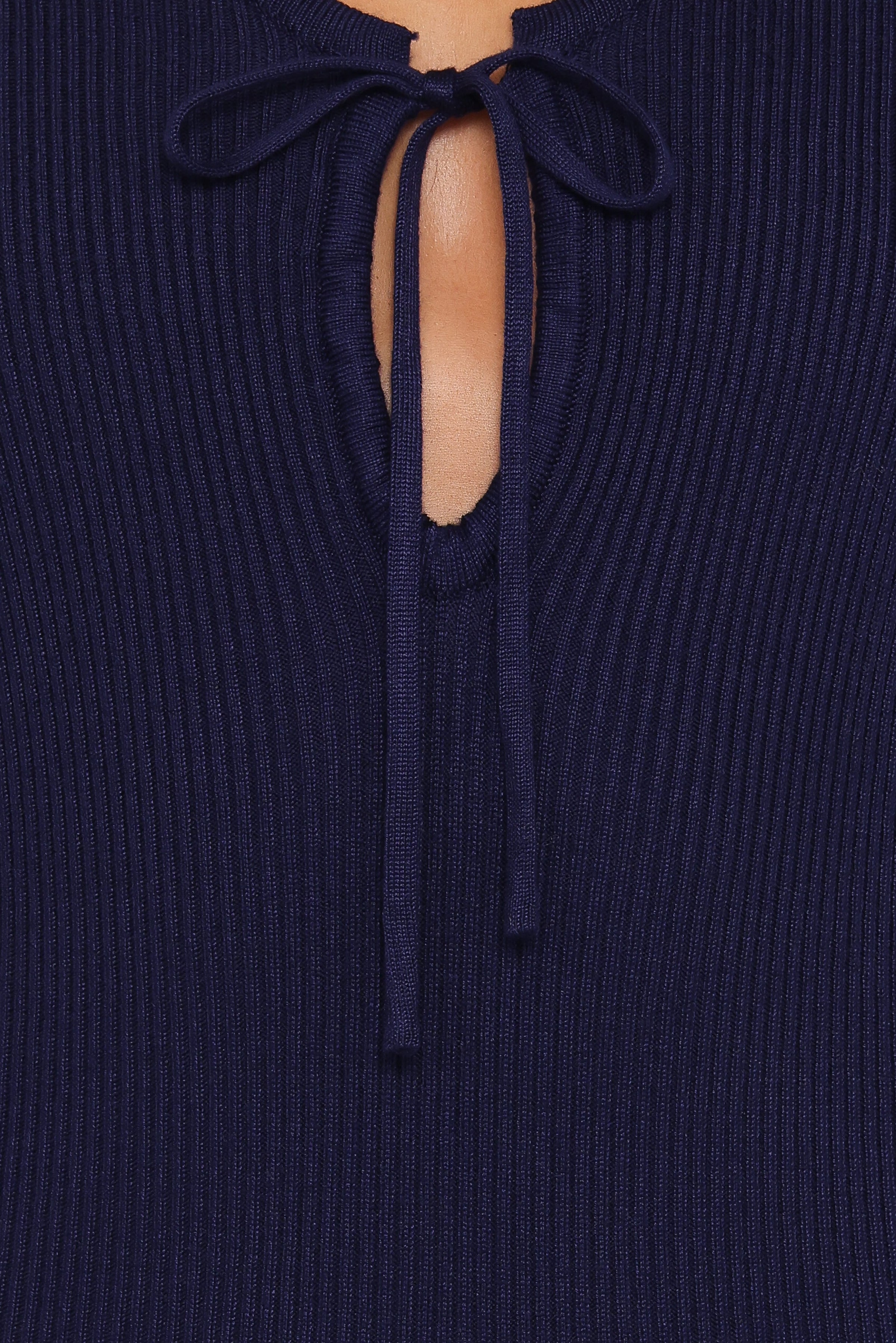 DRESSES Desley Knit Long Sleeve Maxi Dress - Navy