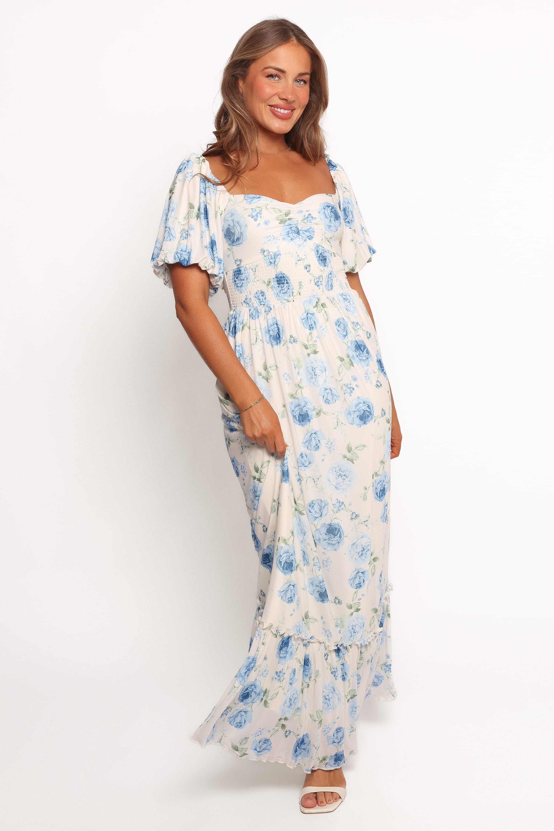 DRESSES Devon Maxi Short Sleeve Dress - Summer Song