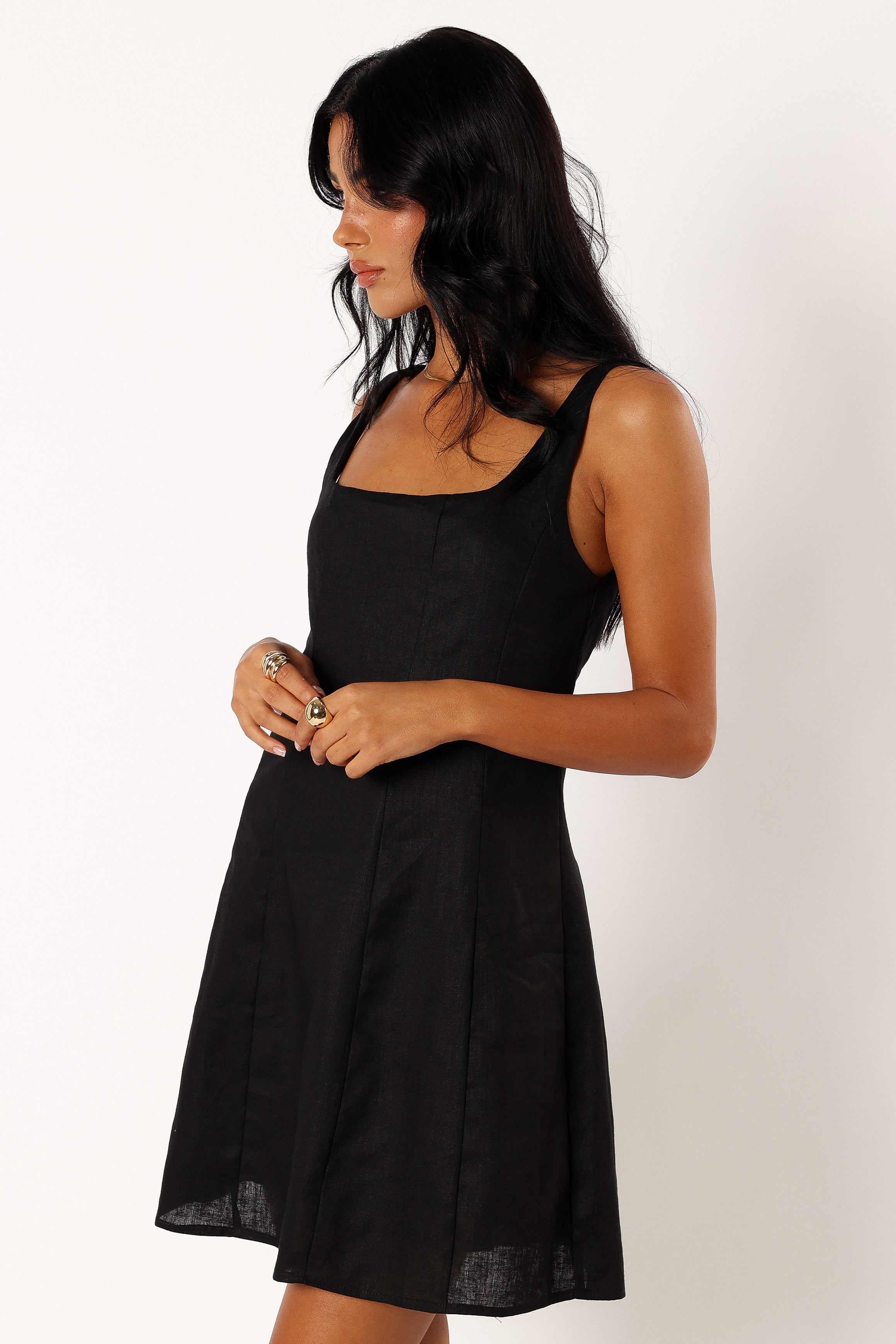 DRESSES @Dillion Mini Dress - Black