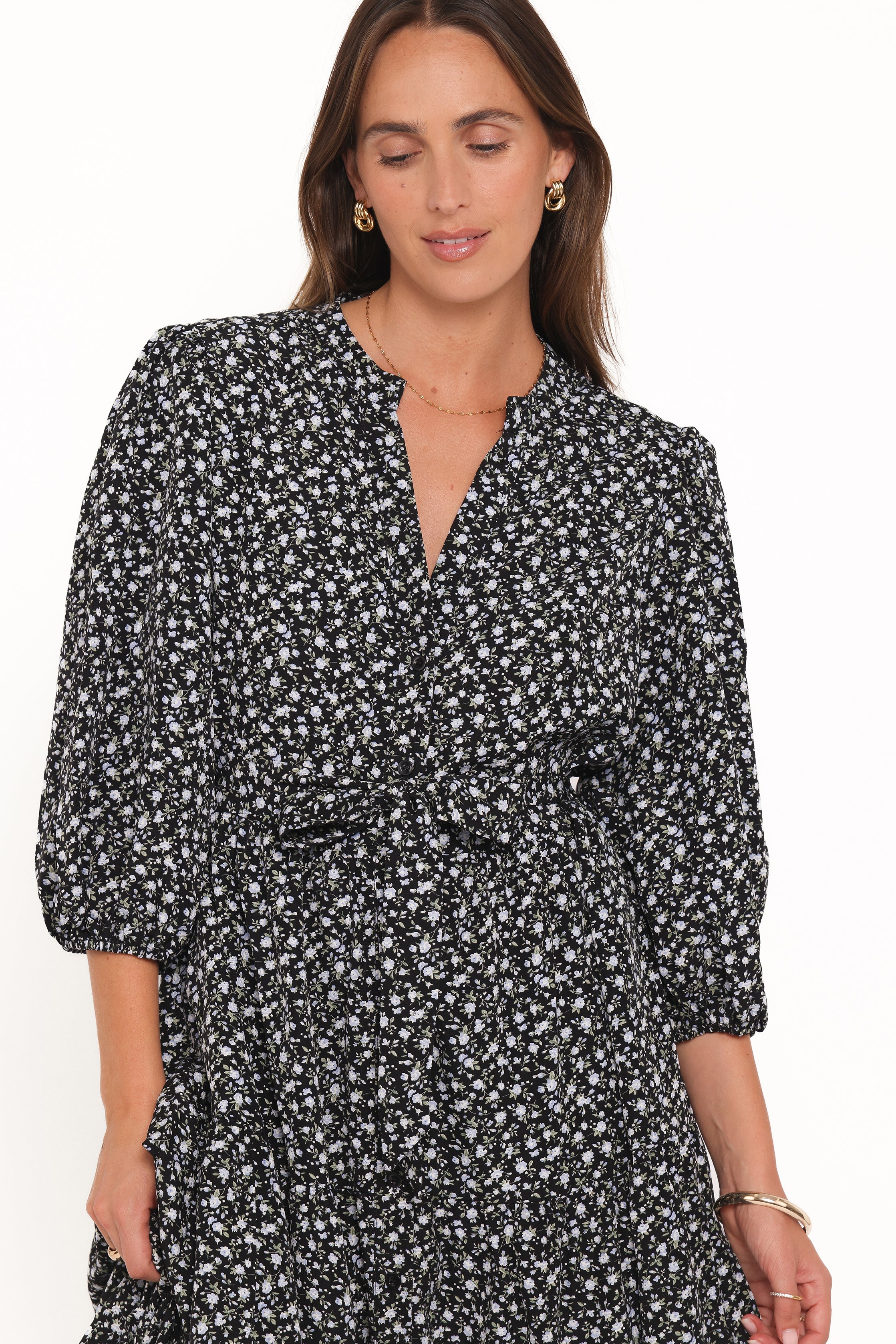 DRESSES Dixon Maxi Dress - Black Ditsy Floral