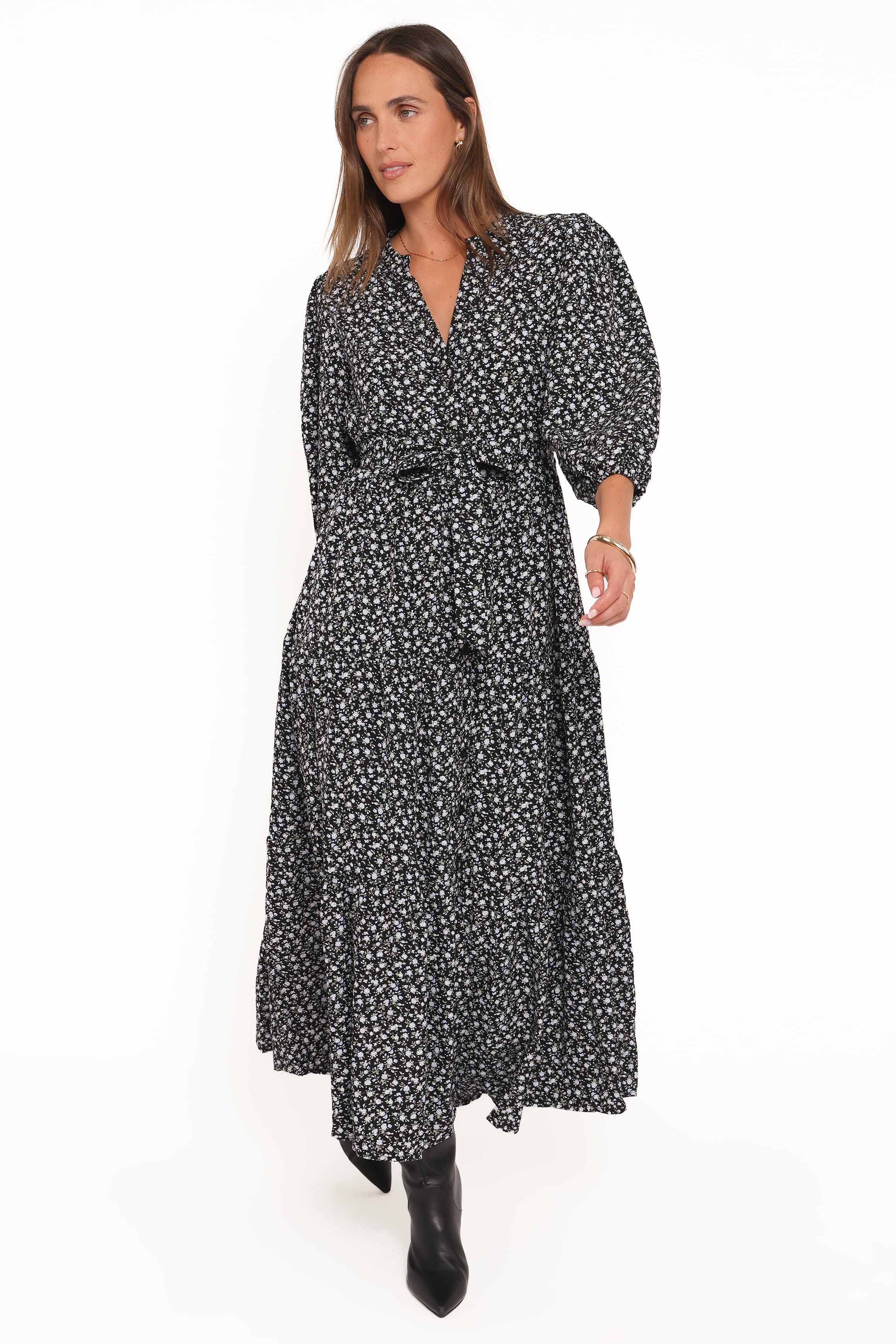 DRESSES Dixon Maxi Dress - Black Ditsy Floral