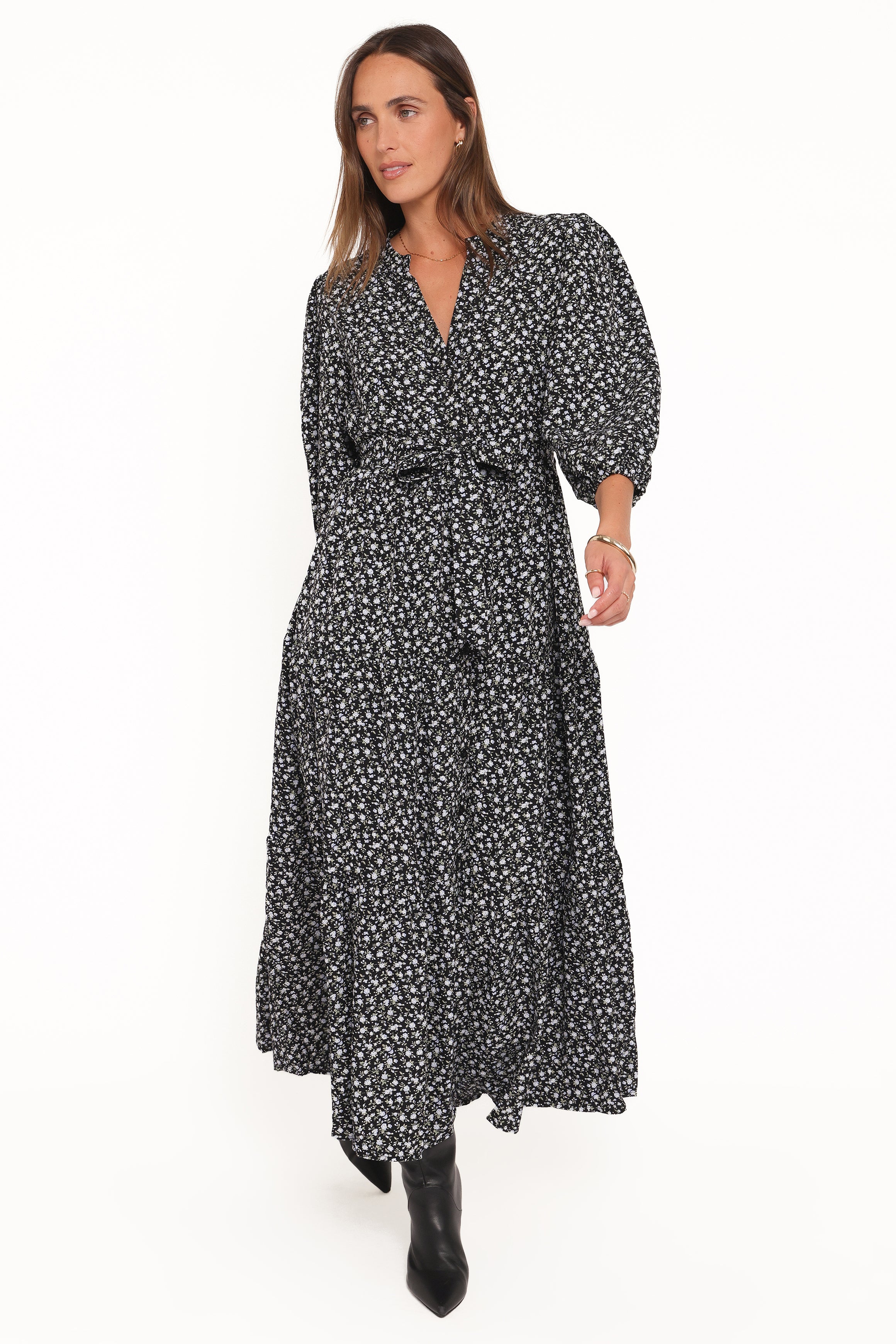 DRESSES Dixon Maxi Dress - Black Ditsy Floral