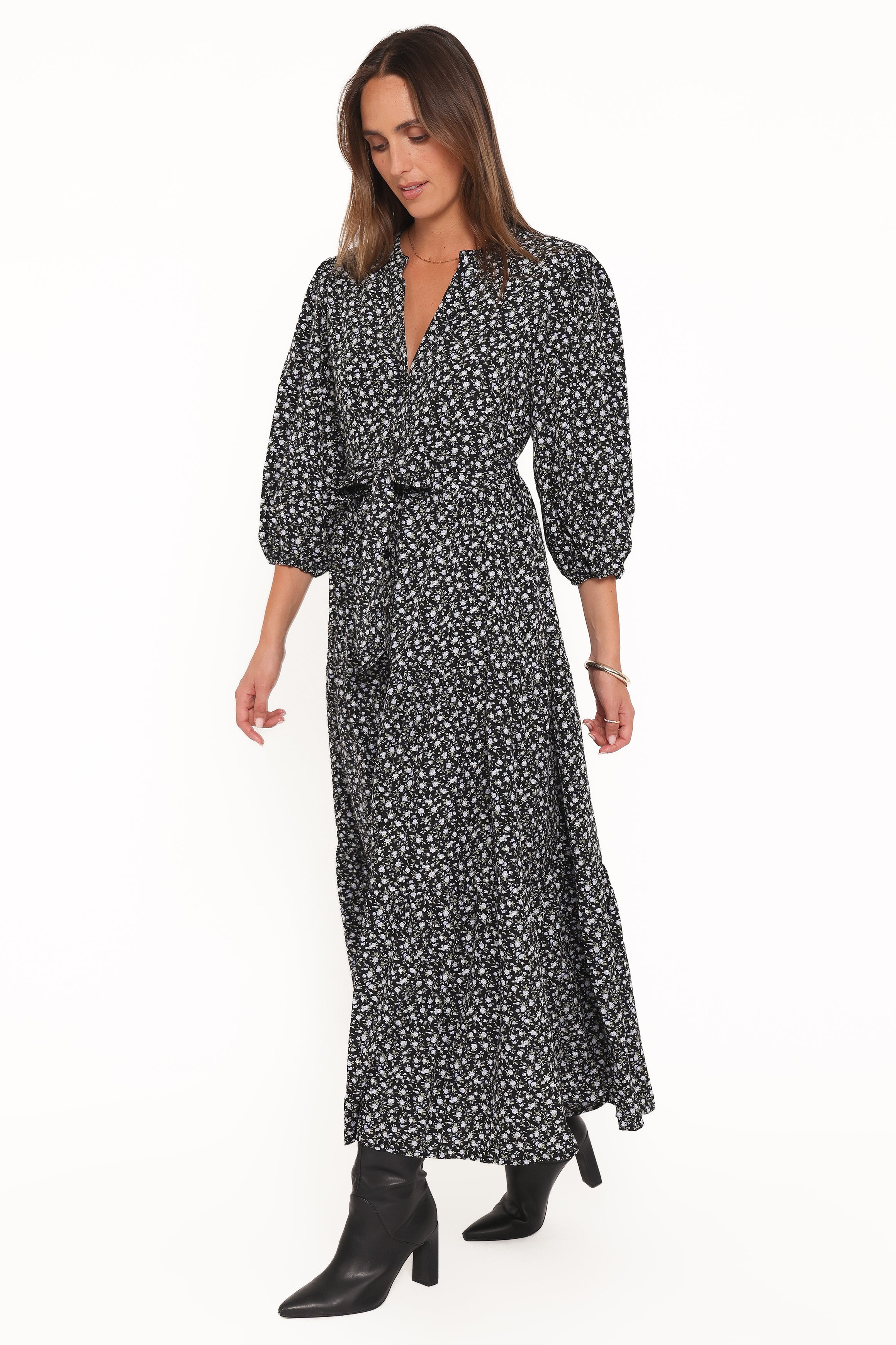 DRESSES Dixon Maxi Dress - Black Ditsy Floral