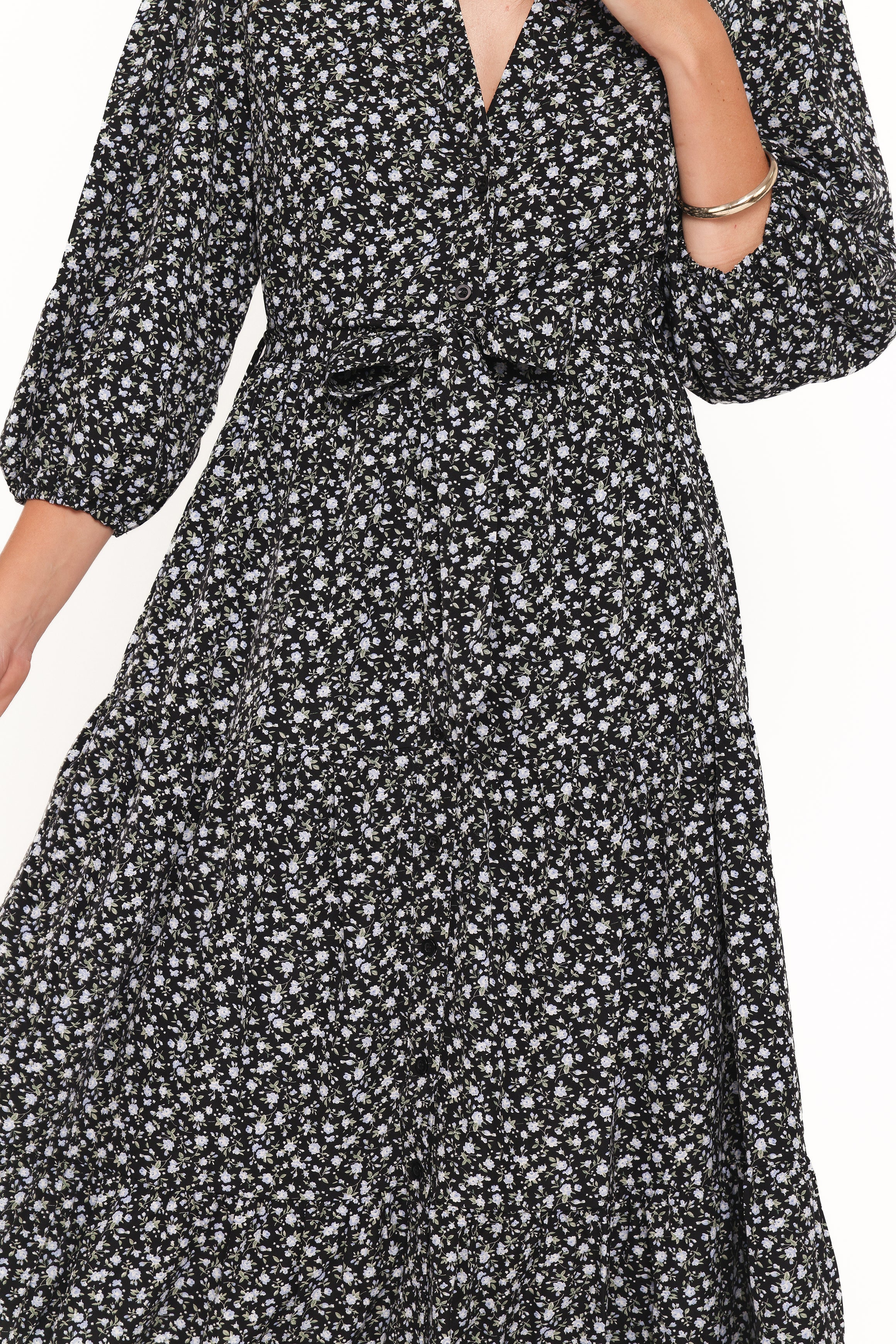 DRESSES Dixon Maxi Dress - Black Ditsy Floral